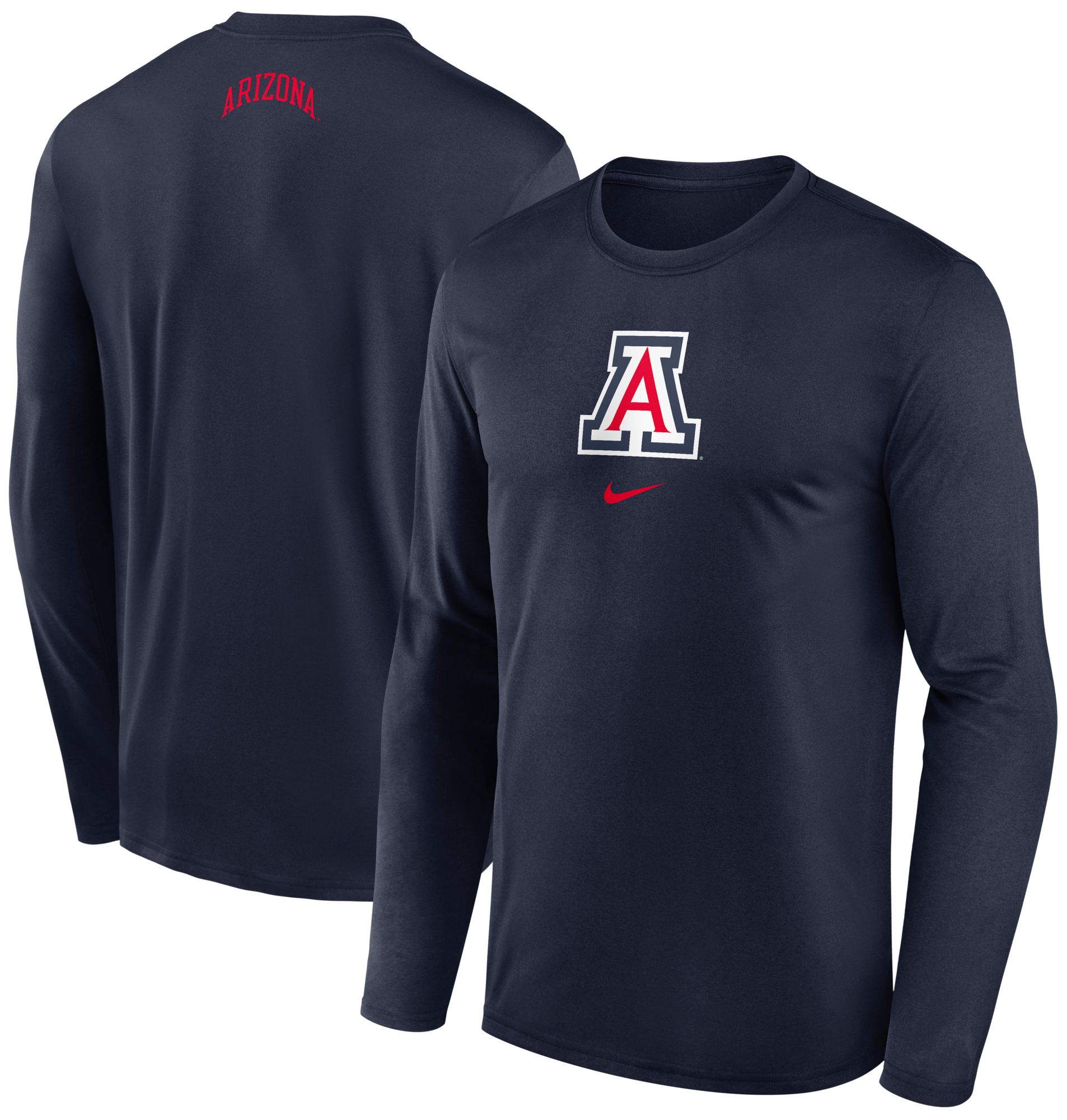 Nike Men's Arizona Wildcats Navy Dri-FIT Shooter Long Sleeve T-Shirt product image