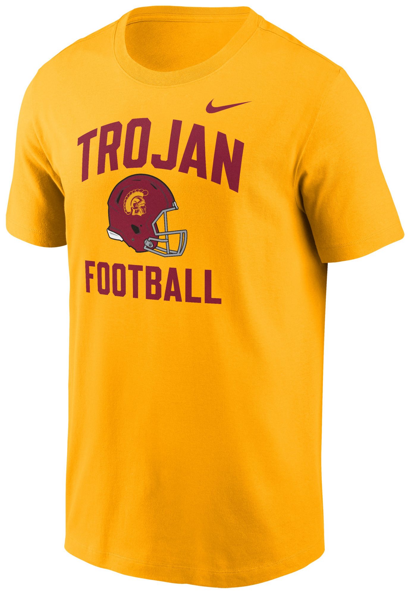 Nike Men's USC Trojans Gold Football Helmet T-Shirt product image
