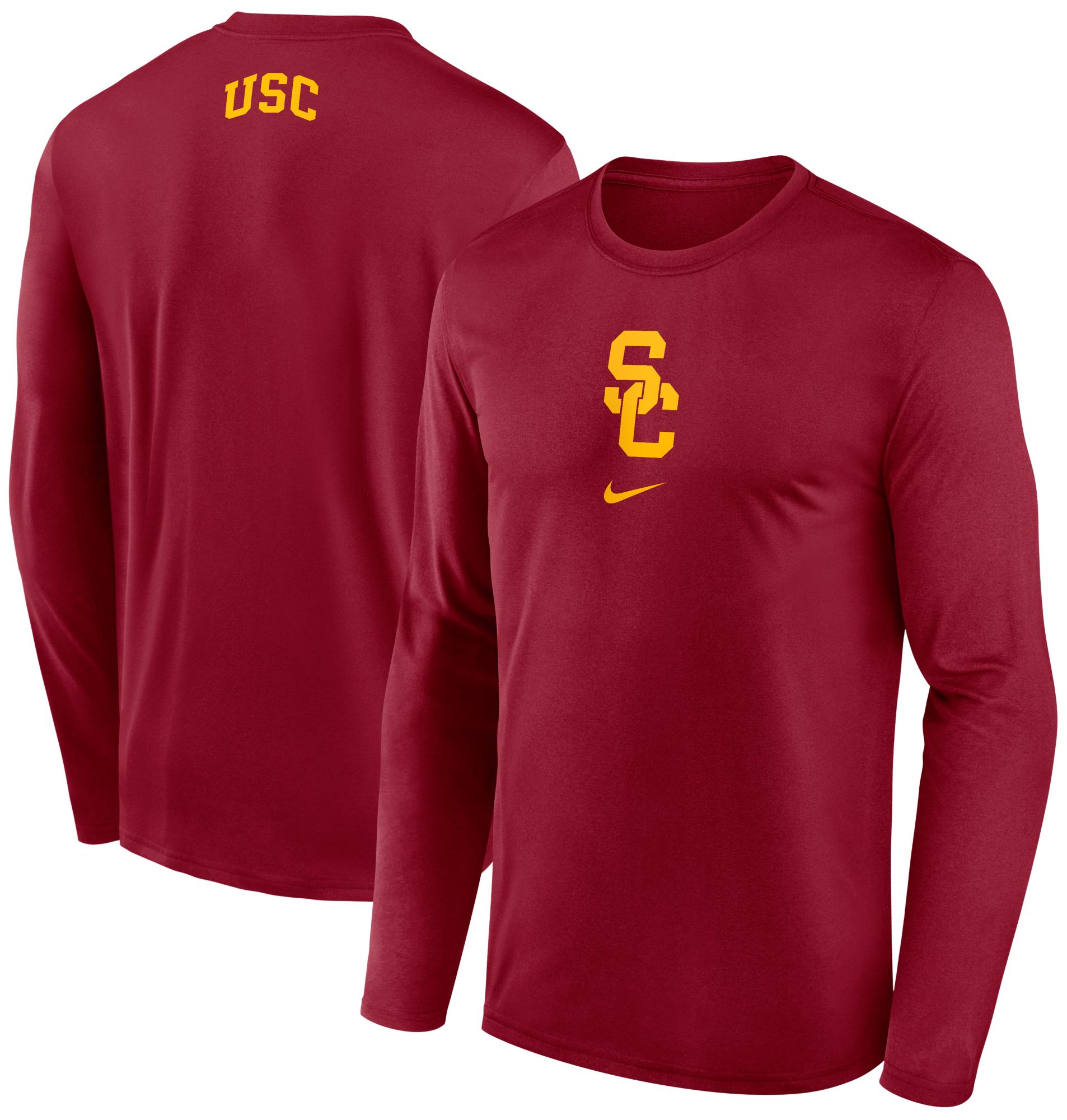Nike Men's USC Trojans Crimson Dri-FIT Shooter Long Sleeve T-Shirt product image