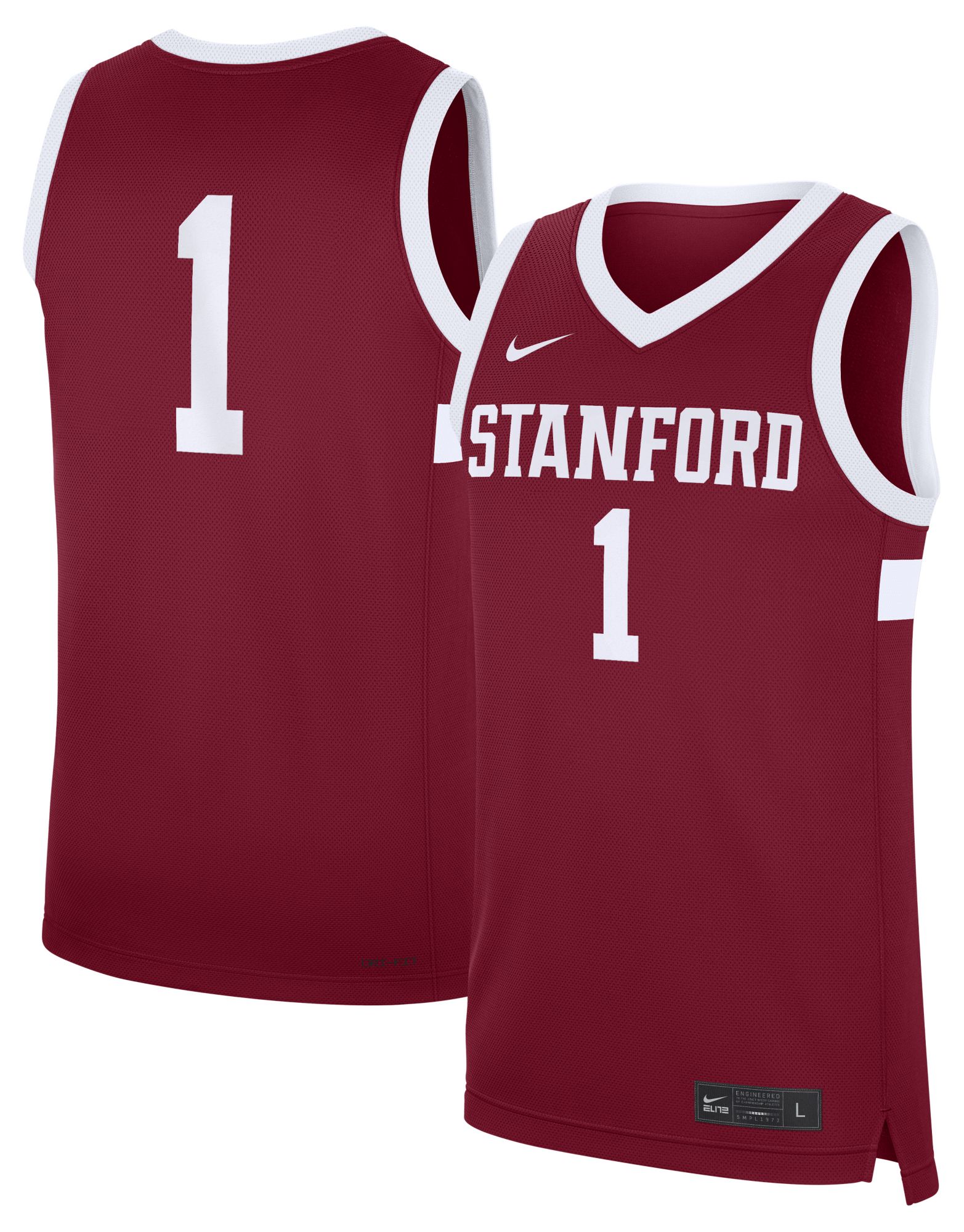 Nike Men's Stanford Cardinal Cardinal Replica Basketball Jersey product image