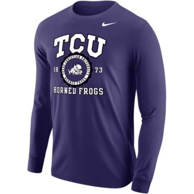 sorry, Nike Men's TCU Horned Frogs Purple Core Cotton School Seal Long Sleeve T-Shirt is currently out of stock