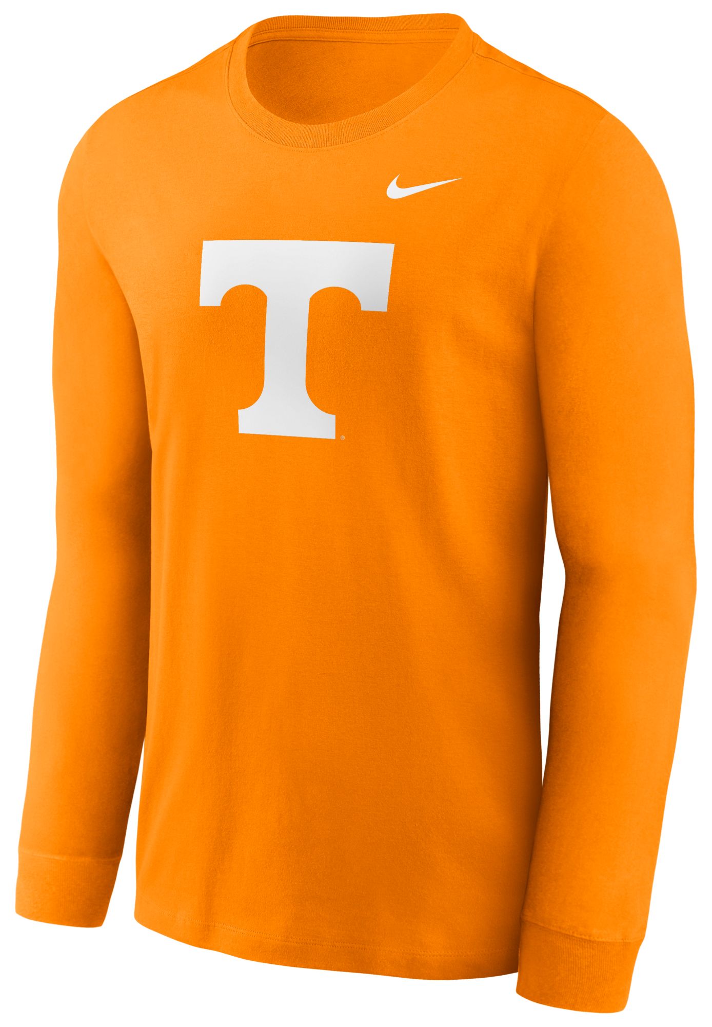 Nike Men's Tennessee Volunteers Tennessee Orange Core Cotton Logo Long Sleeve T-Shirt product image