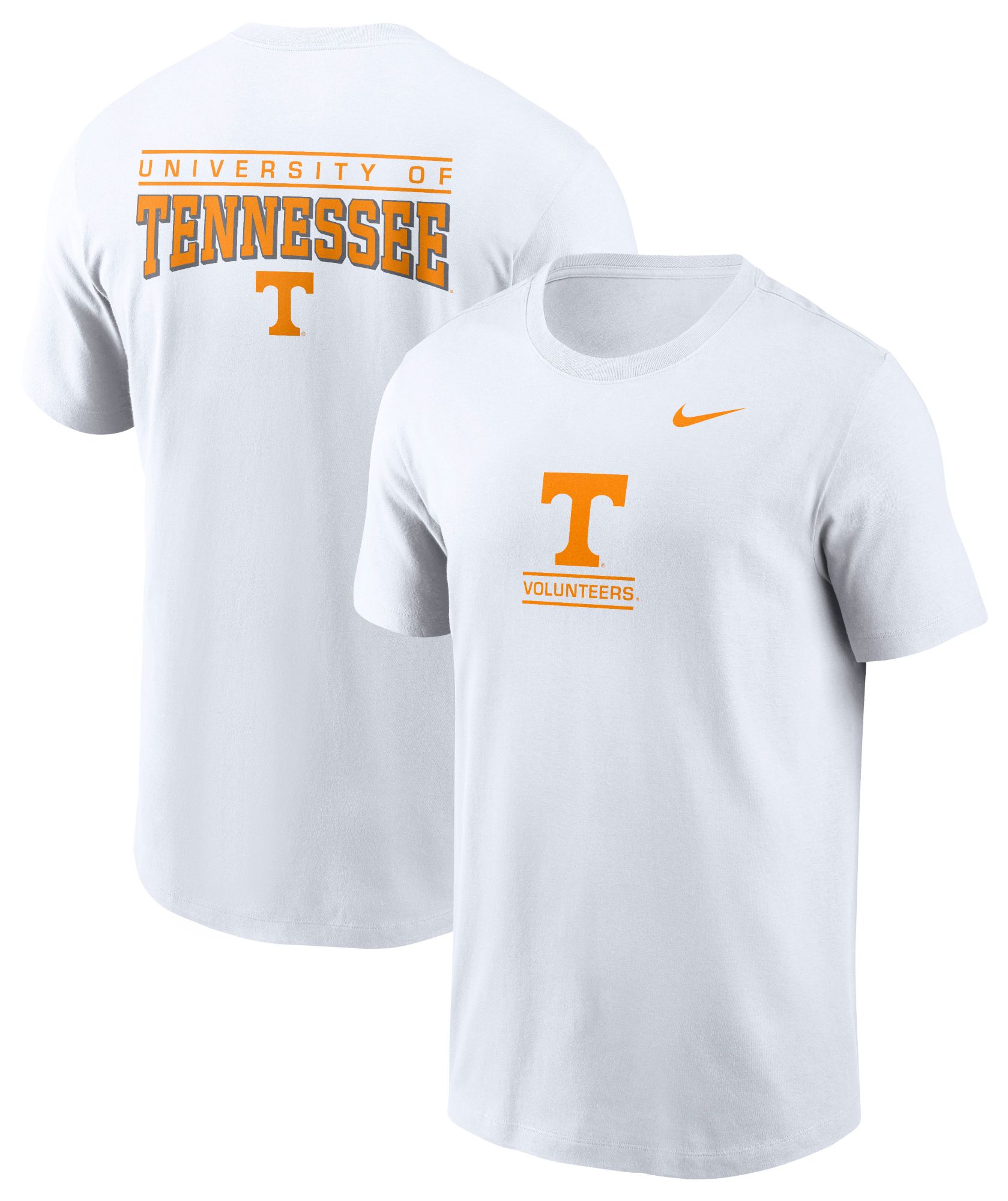 Nike Men's Tennessee Volunteers White Logo TShirt Dick's Sporting Goods