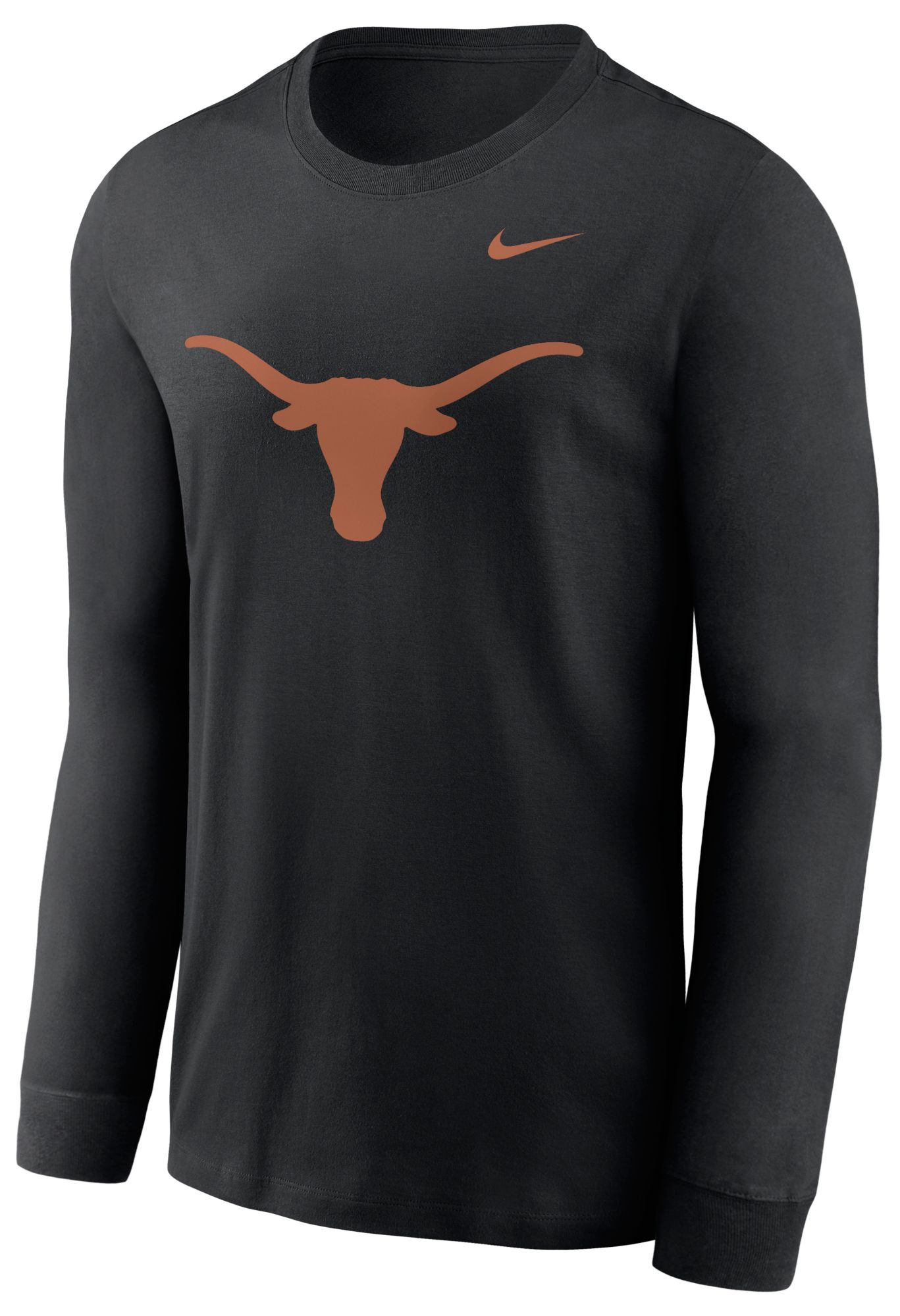 Nike Men's Texas Longhorns Black Logo Long Sleeve T-Shirt product image