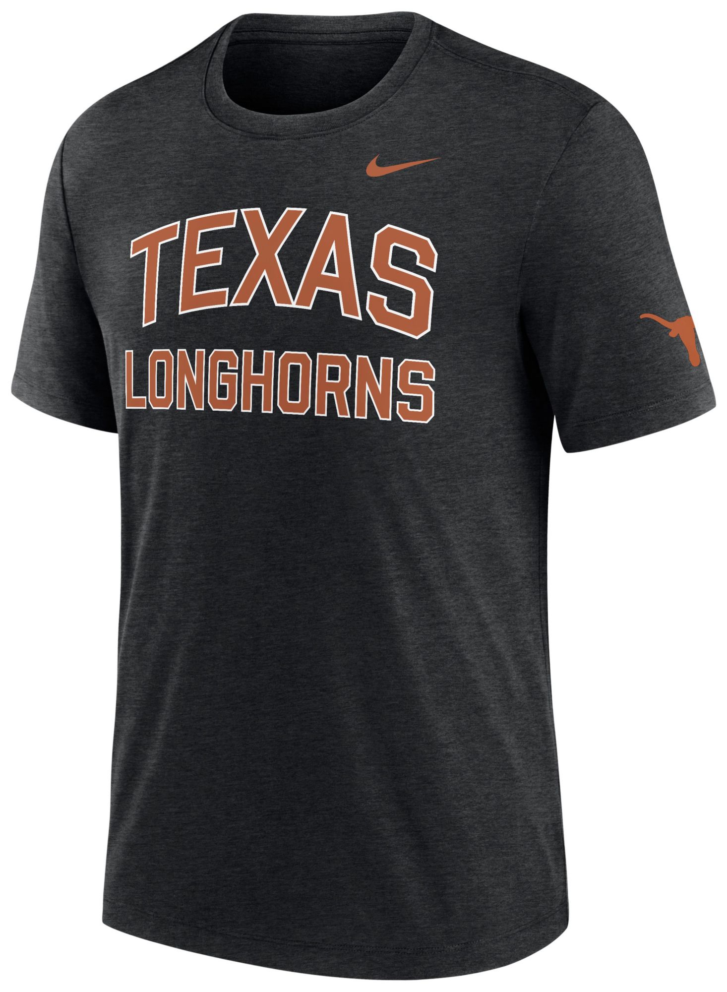 Nike Men's Texas Longhorns Black Authentic Tri-Blend T-Shirt product image