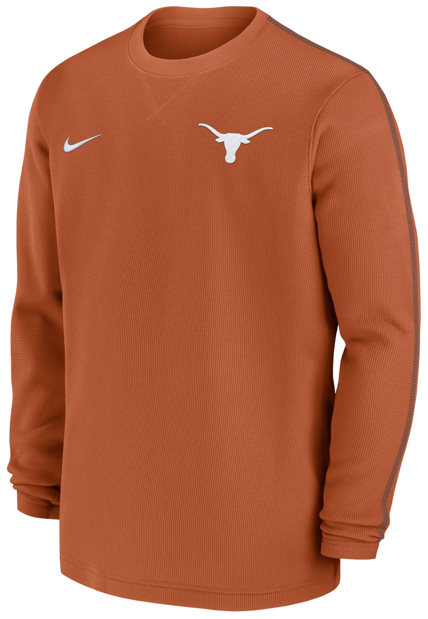 Nike Men's Texas Longhorns Burnt Orange UV Coach Long Sleeve TShirt