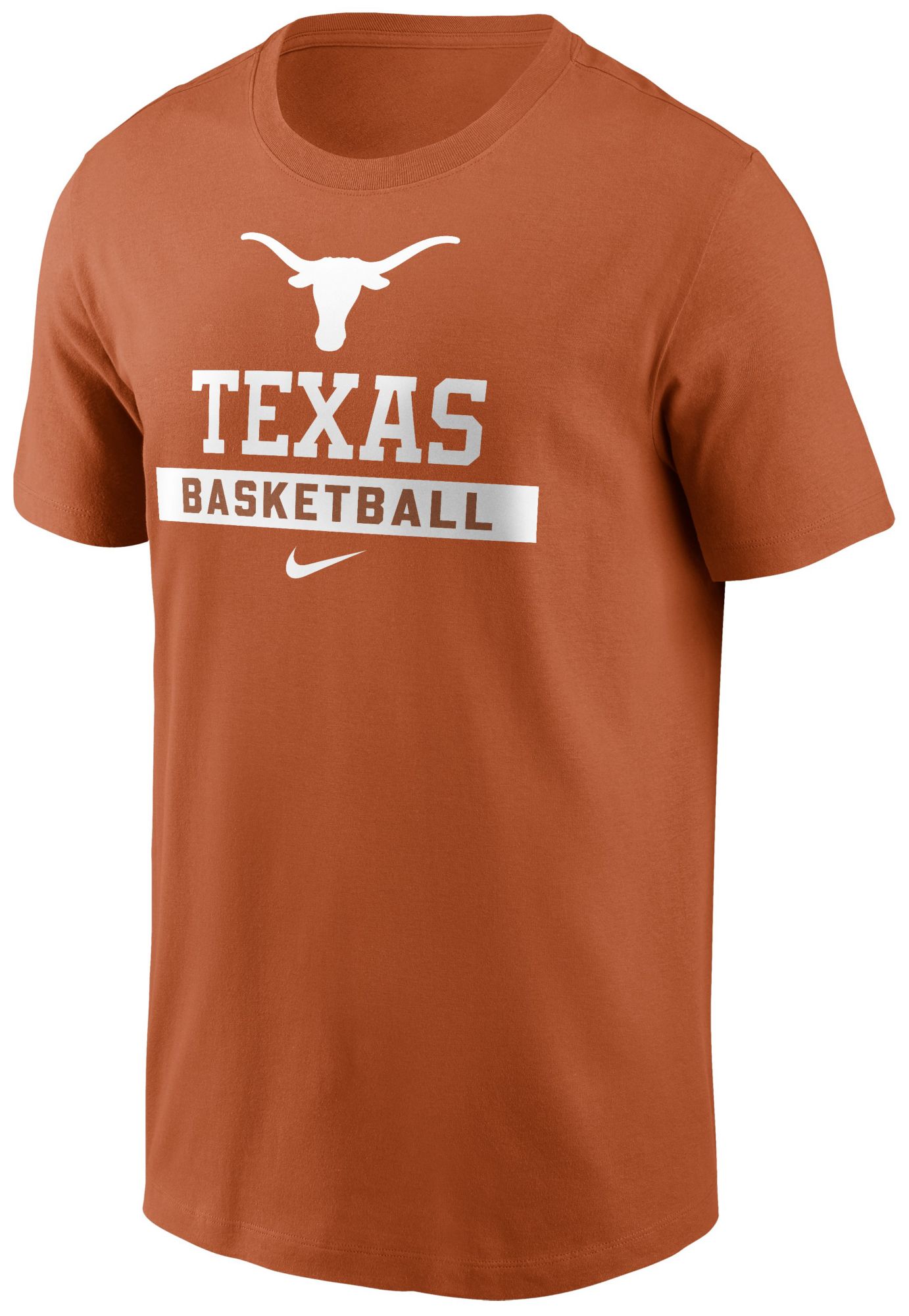 Nike Men's Texas Longhorns Orange Basketball T-Shirt product image