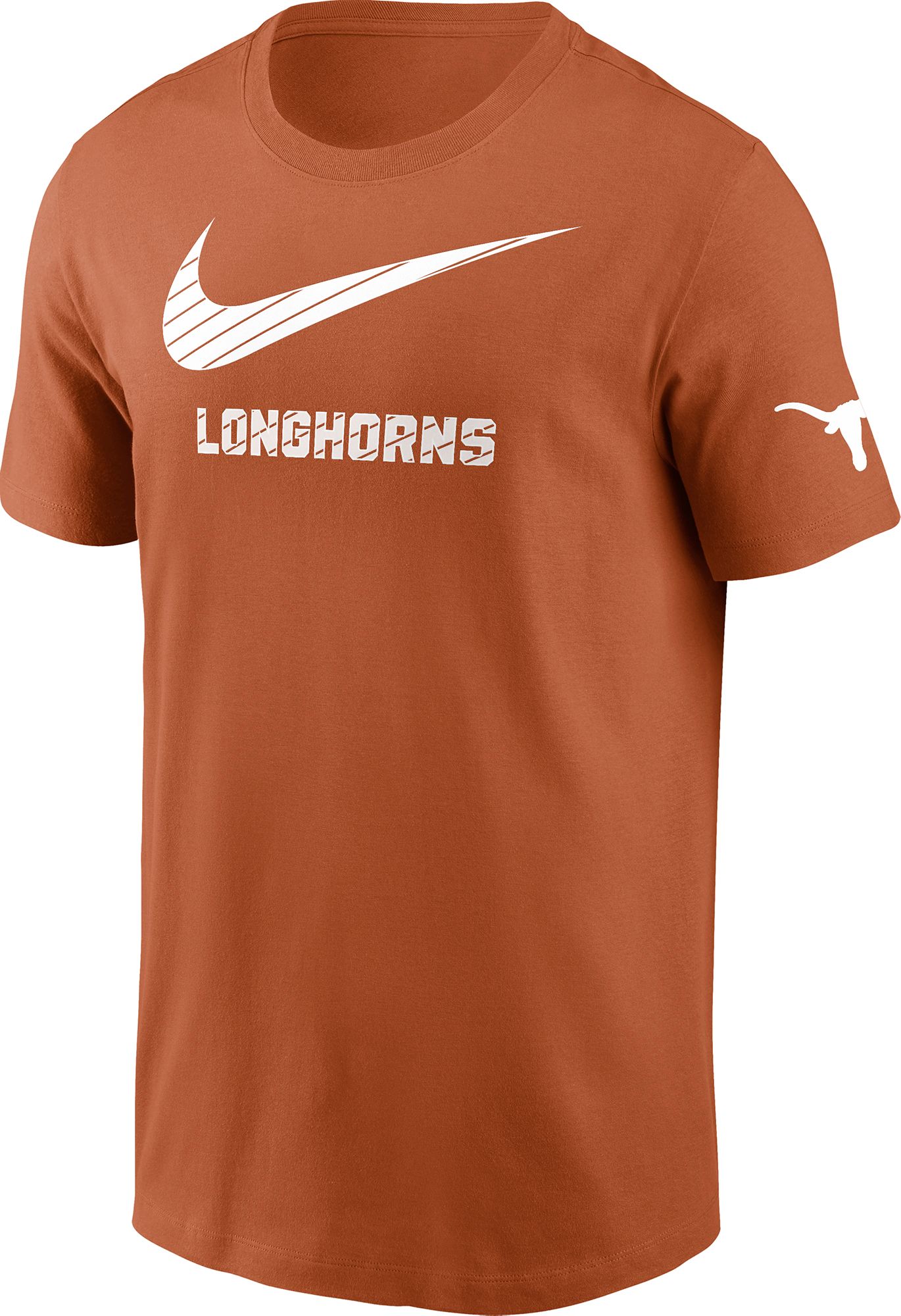Nike Men's Texas Longhorns Burnt Orange Swoosh Logo T-Shirt product image