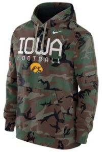 Nike Men's Iowa Hawkeyes Olive Club Fleece Military Appreciation ...