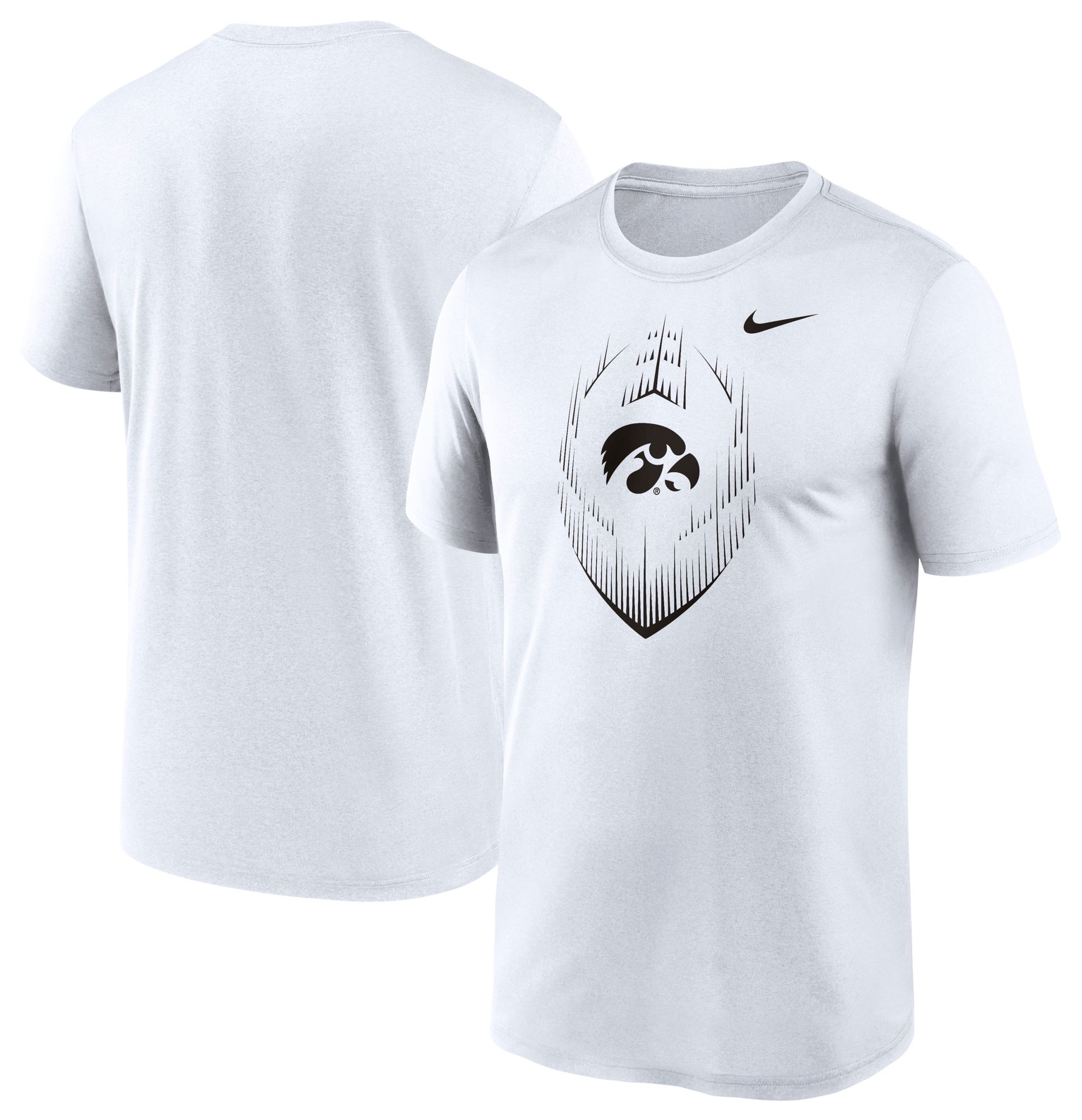Nike Men's Iowa Hawkeyes White Dri-FIT Legend Icon T-Shirt product image