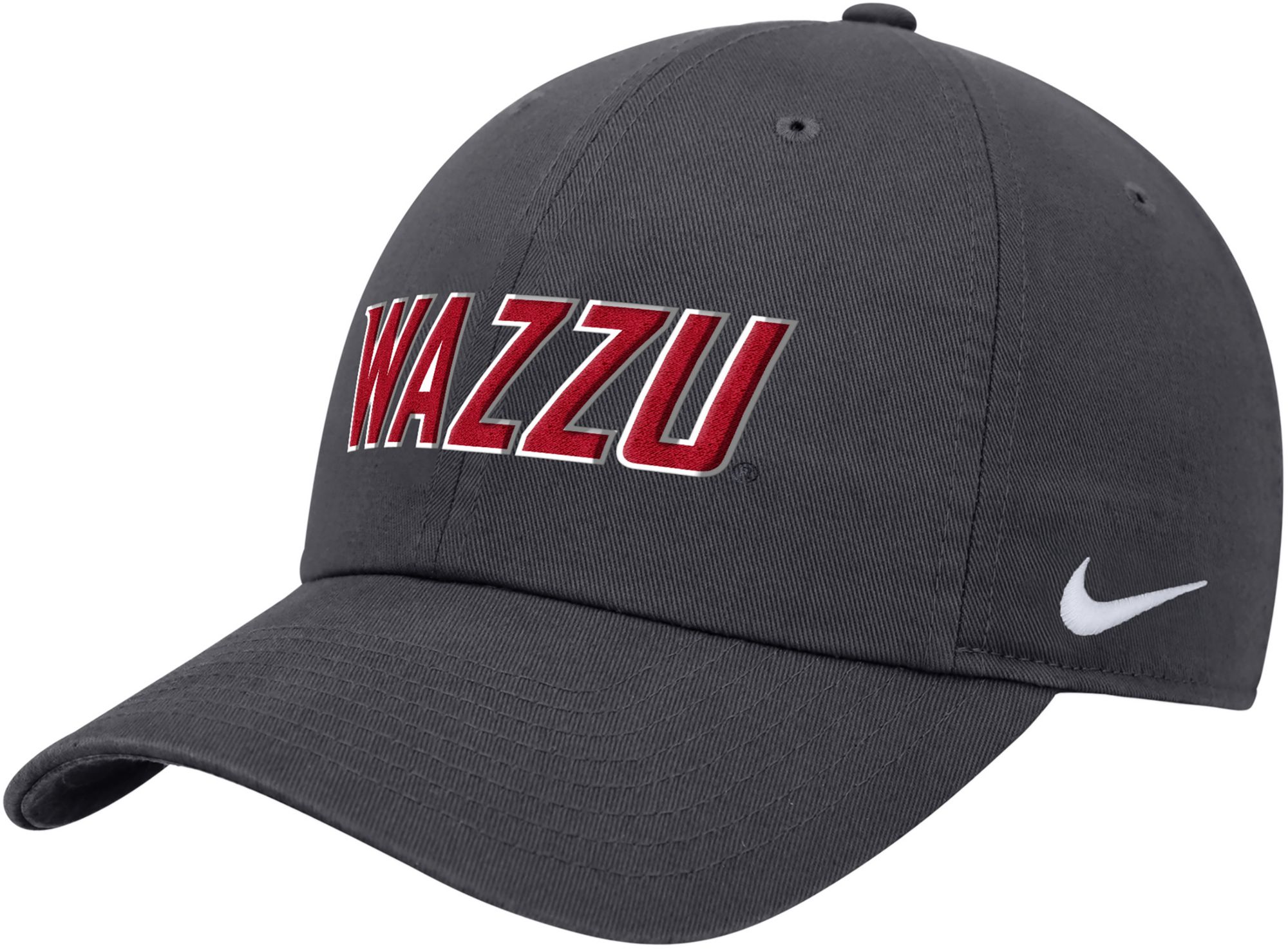 Nike Men's Washington State Cougars Grey Willie Unstructured Adjustable Hat product image