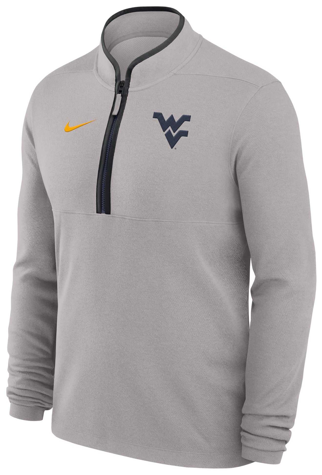 Nike Adult West Virginia Mountaineers Victory Pewter Grey 1/2 Zip Sweater product image