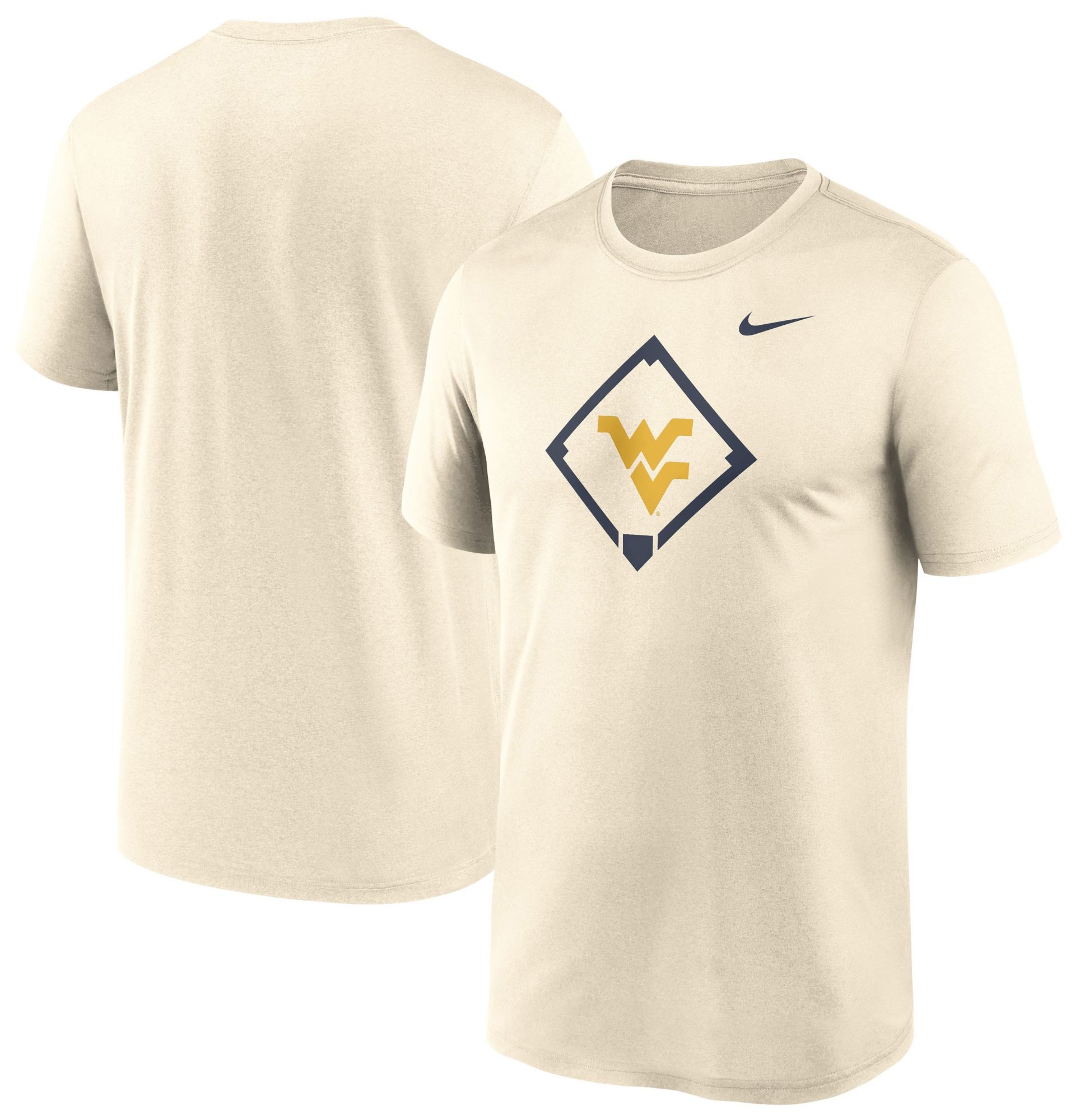 Nike Men's West Virginia Mountaineers Natural Baseball Legend T-Shirt product image