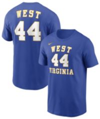 Nike Men's West Virginia Mountaineers Jerry West #44 Royal T-Shirt ...