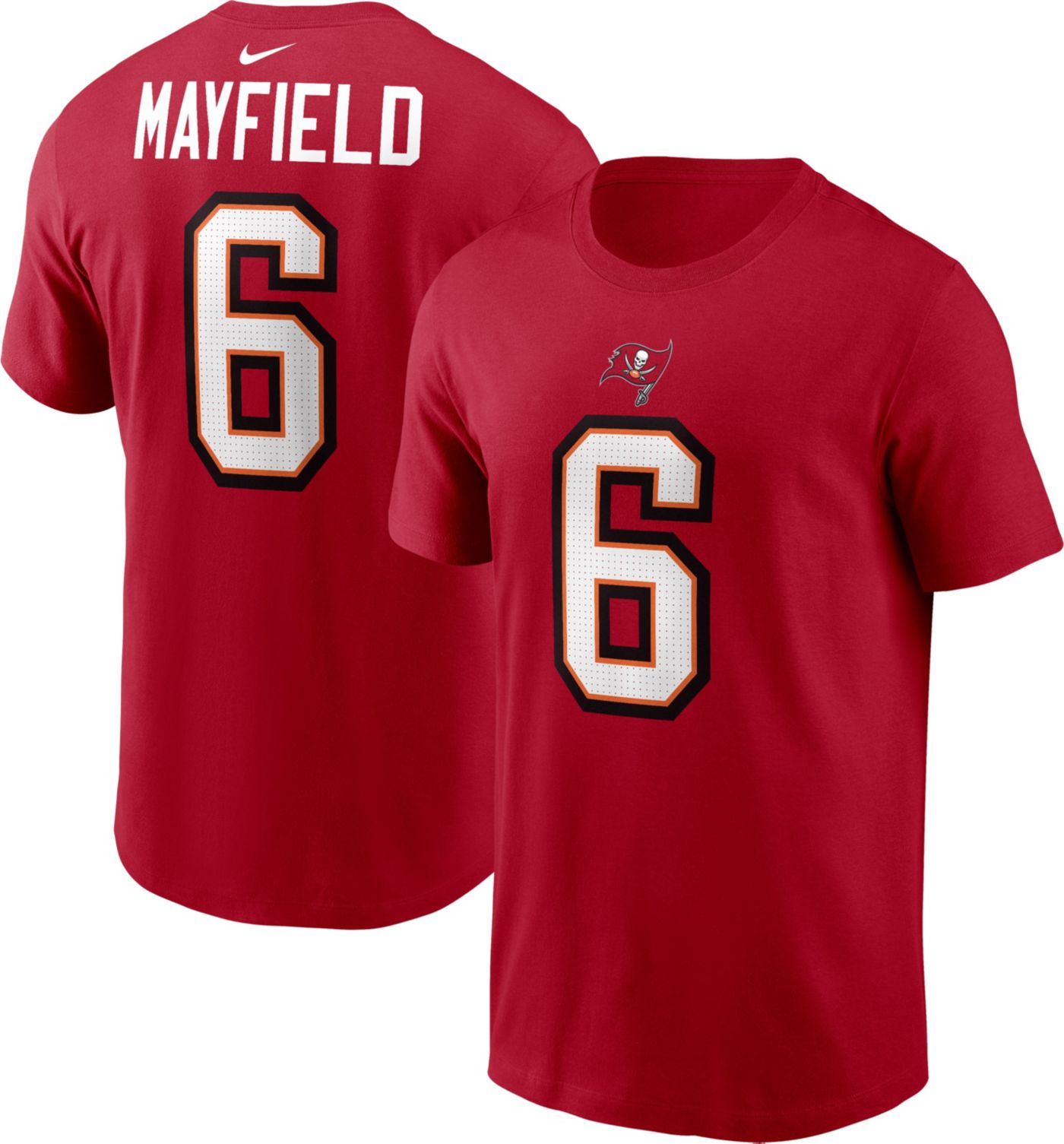 Nike Men s Tampa Bay Buccaneers Baker Mayfield 6 Red T Shirt Dick s Sporting Goods