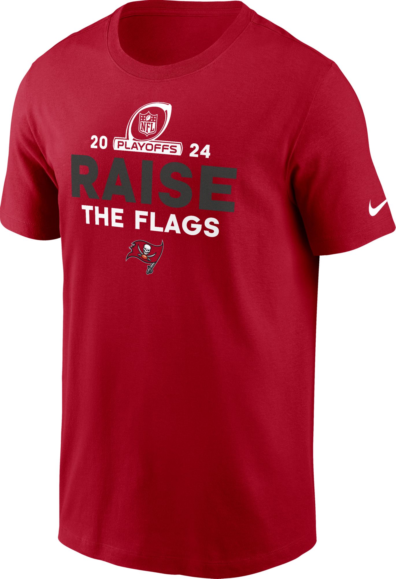 Nike Men's Tampa Bay Buccaneers 2024-2025 Playoffs Red T-Shirt product image