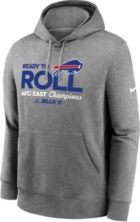 Nike Men s Buffalo Bills 2024 2025 AFC East Division Champions Grey Locker Room Hoodie Dick s Sporting Goods