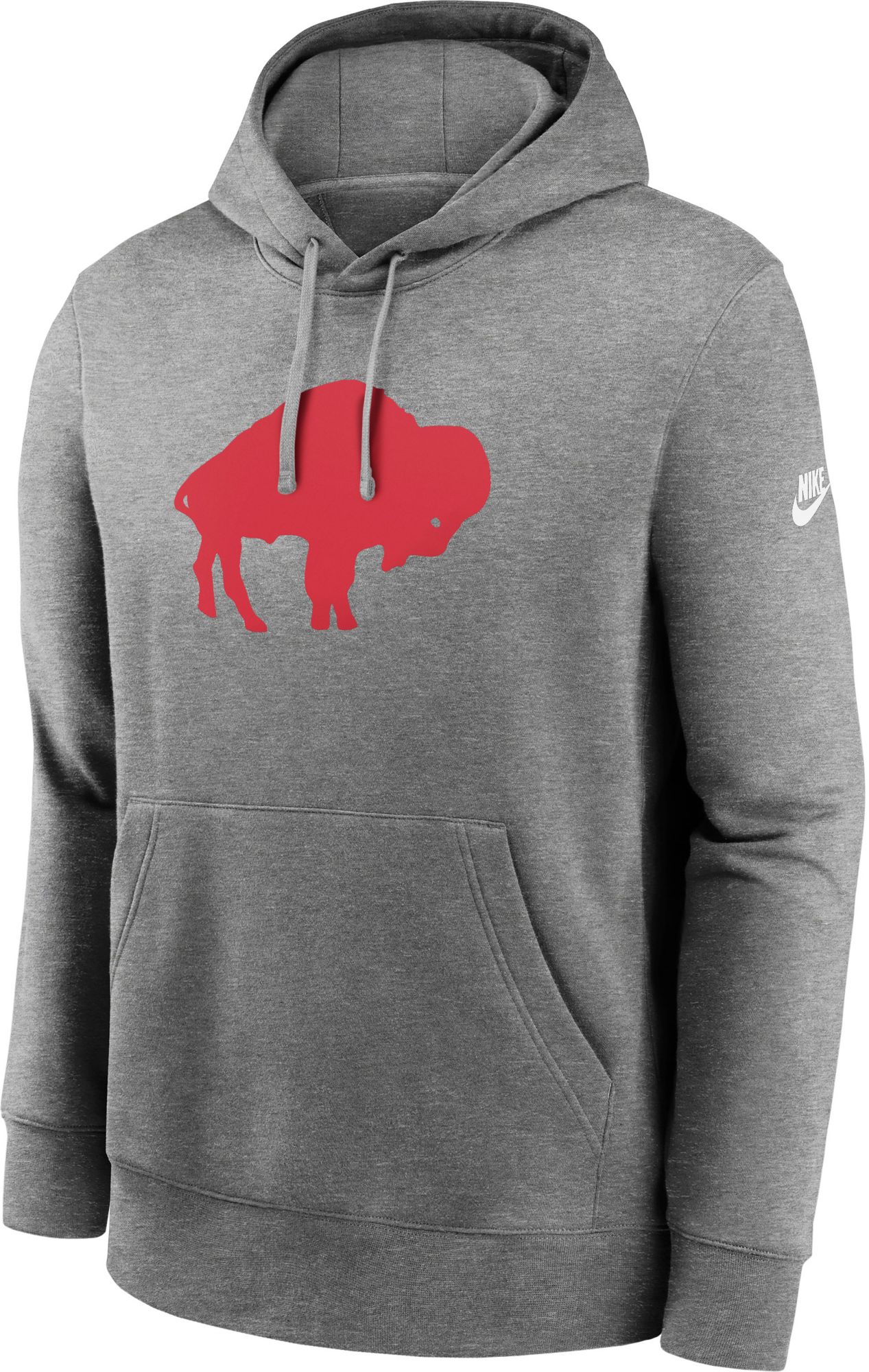 Nike Adult Buffalo Bills Dark Grey Heather Club Fleece Hoodie product image