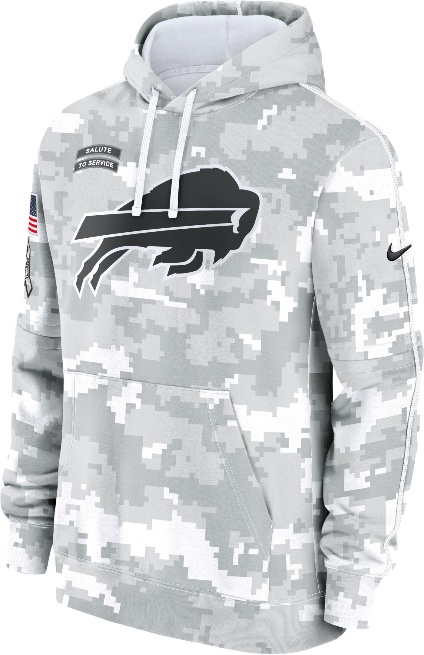 Nike Men s Buffalo Bills Salute to Service 2024 Arctic Camo Pullover Hoodie Dick s Sporting Goods