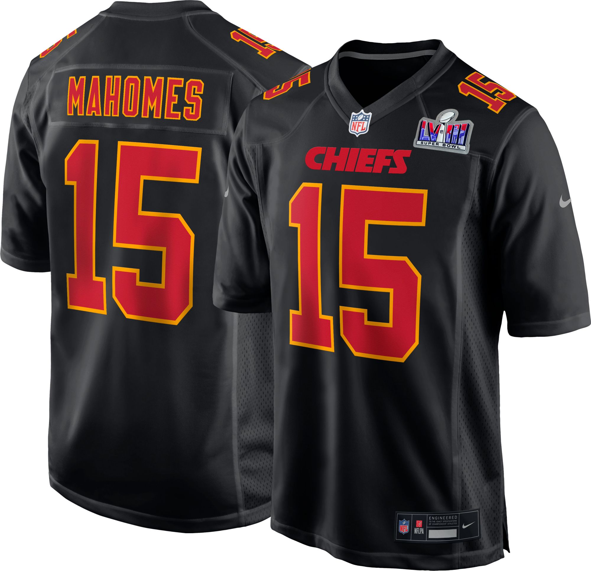 Nike Kansas City Chiefs No15 Patrick Mahomes Olive/Camo Youth Super Bowl LV Bound Stitched NFL Limited 2017 Salute To Service Jersey