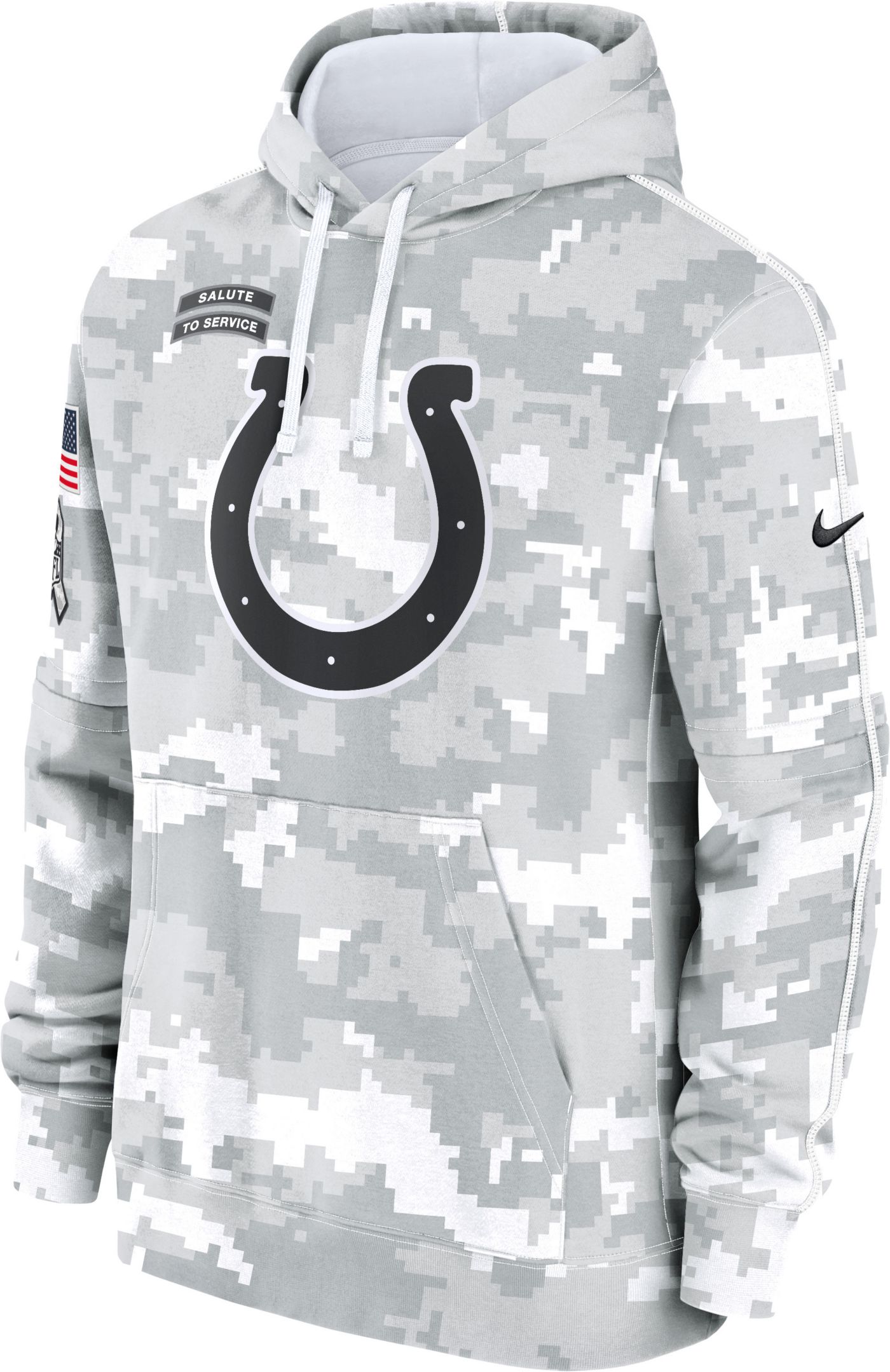 Nike Men s Indianapolis Colts Salute to Service 2024 Arctic Camo Pullover Hoodie Dick s Sporting Goods