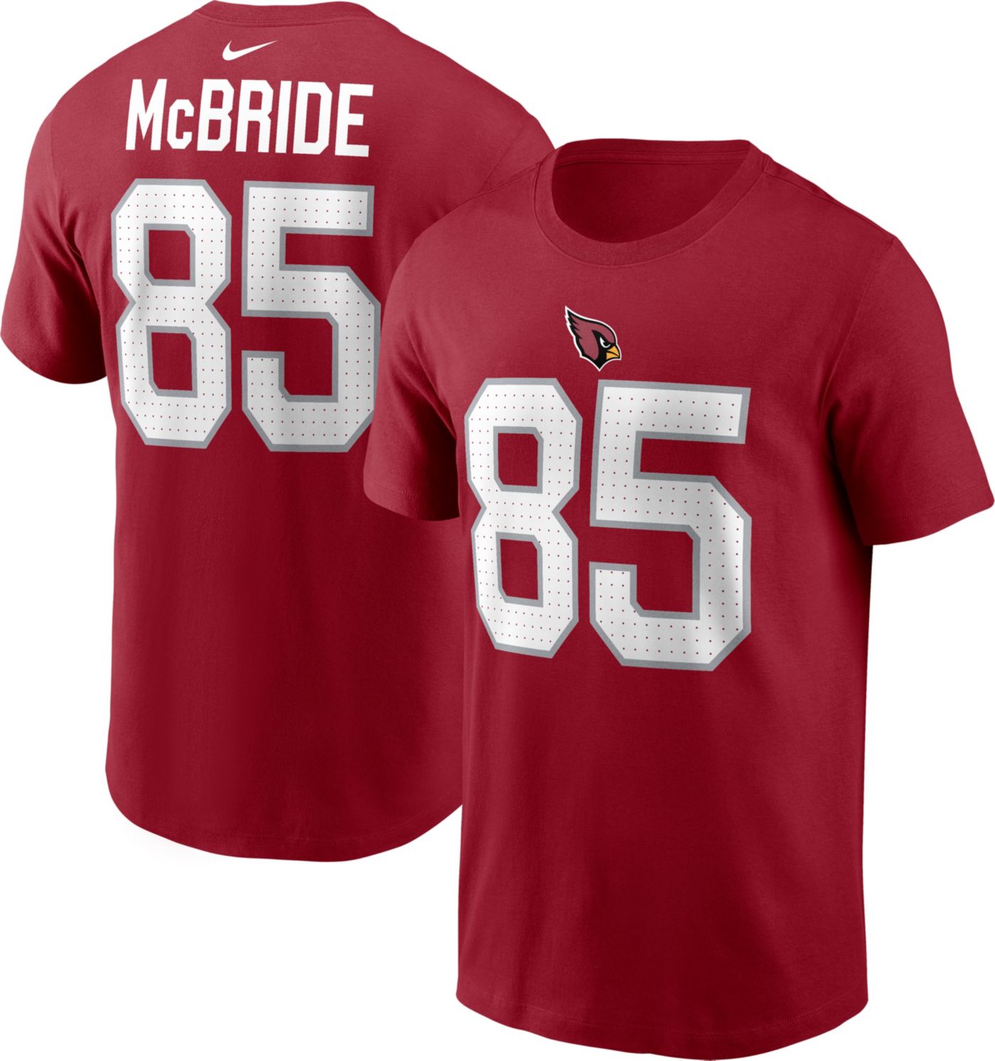 Nike Men s Arizona Cardinals Trey McBride 85 Red T Shirt Dick s Sporting Goods