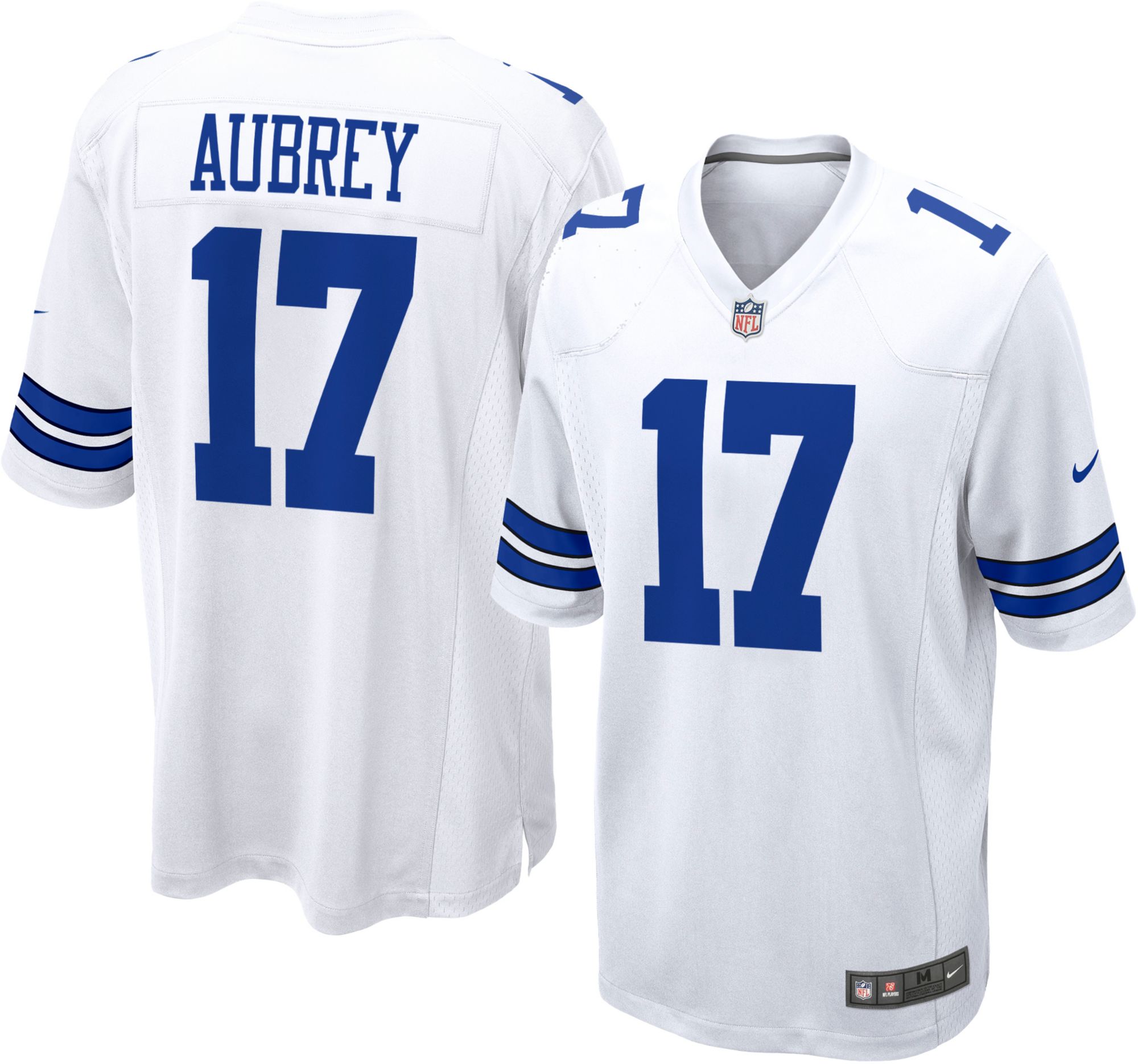 Nike Men's Dallas Cowboys Brandon Aubrey #17 White Game Jersey product image
