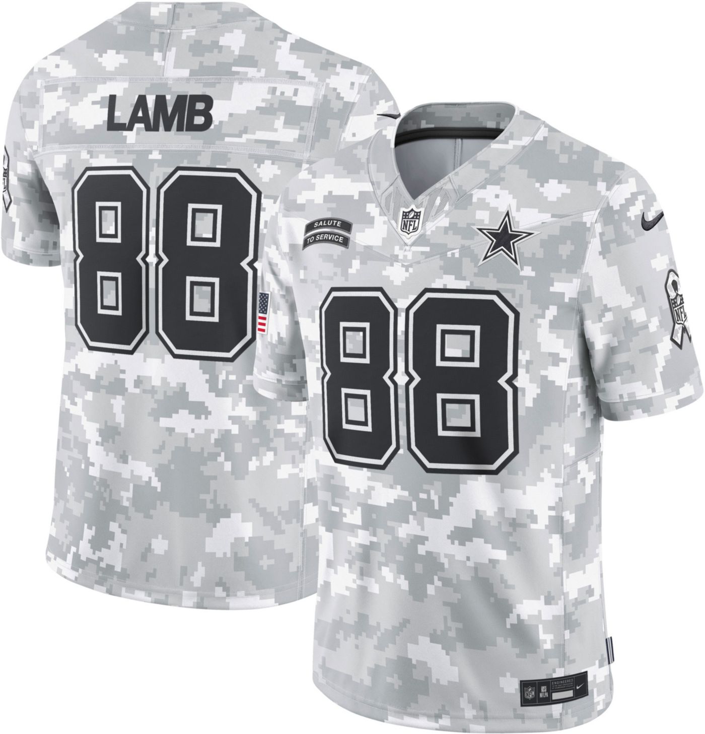 Nike NFL deals Men's Dallas Cowboys Navy Ceedee Lamb #88 Jersey