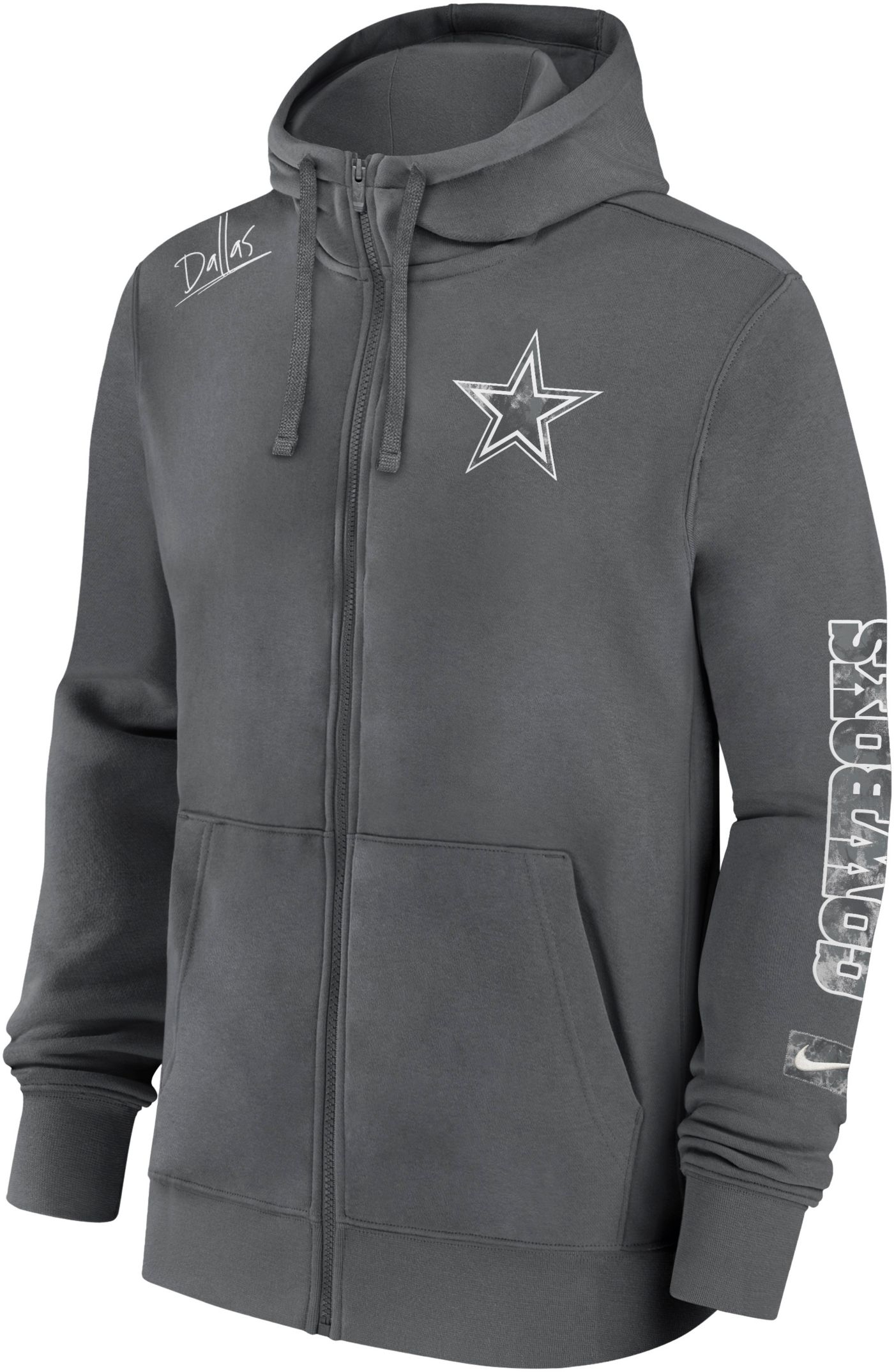 Men's dallas cowboys full zip hoodie online