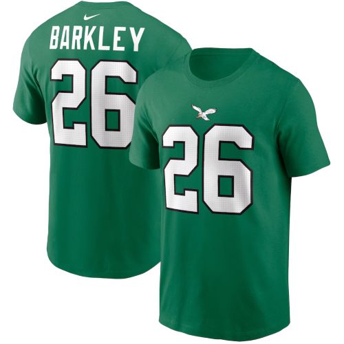 Nike Men's Philadelphia Eagles Saquon Barkley #26 Sport Teal Game