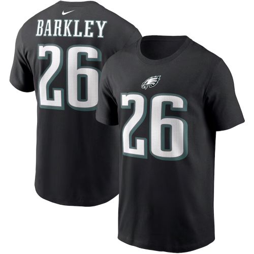 Nike Men's Philadelphia Eagles Saquon Barkley #26 Black Alternate