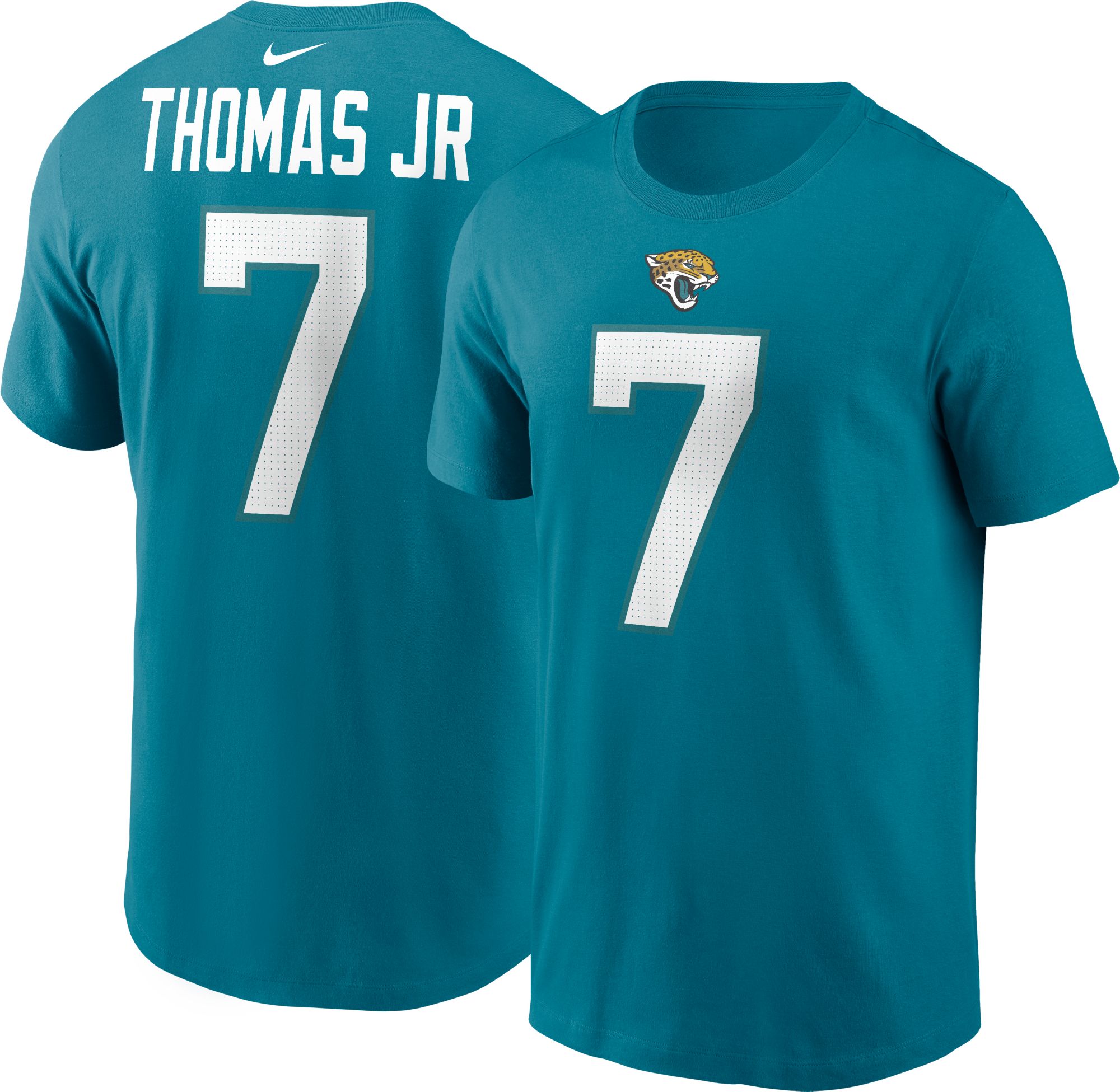 Nike Men's Jacksonville Jaguars Brian Thomas Jr. #7 Teal T-Shirt product image