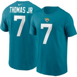 ◆24SS VIDEO JOCKEY BYEOLBADA SPORTS T-SHIRTS/3色◆ Nike Men's Jacksonville Jaguars Brian Thomas Jr. #7 Teal T