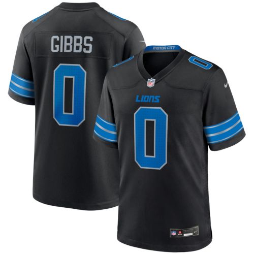 Nike Men's Detroit Lions Isaac TeSlaa #18 Black Alternate Game