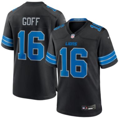 sorry, Nike Men's Detroit Lions Jared Goff #16 Black Alternate Game Jersey is currently out of stock