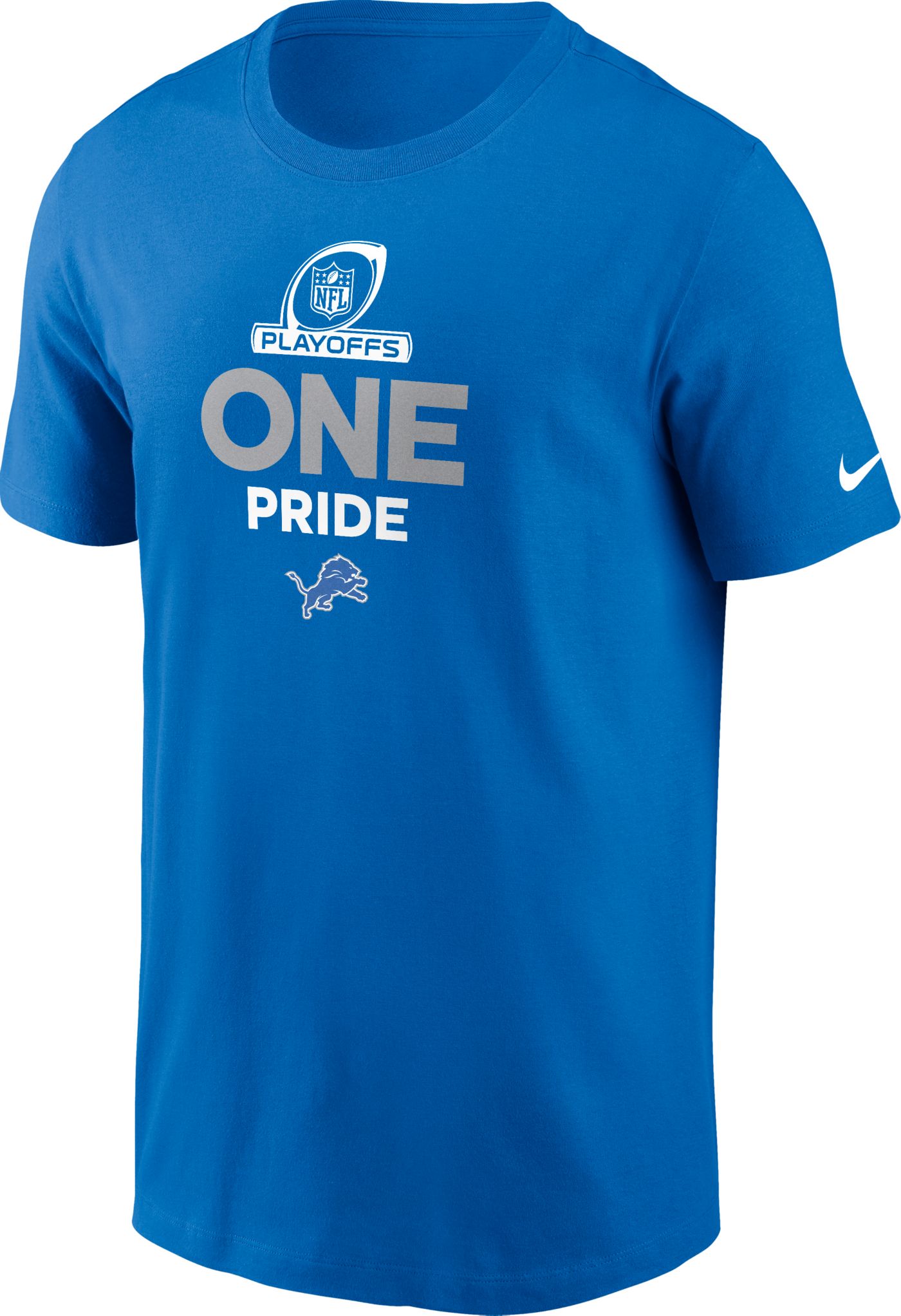 Nike Men's Detroit Lions 20242025 Playoffs Blue Spark TShirt Dick's