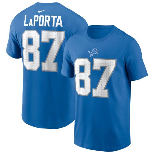 BreakingT Men's Detroit Lions Jahmyr Gibbs Black Sonic T-Shirt