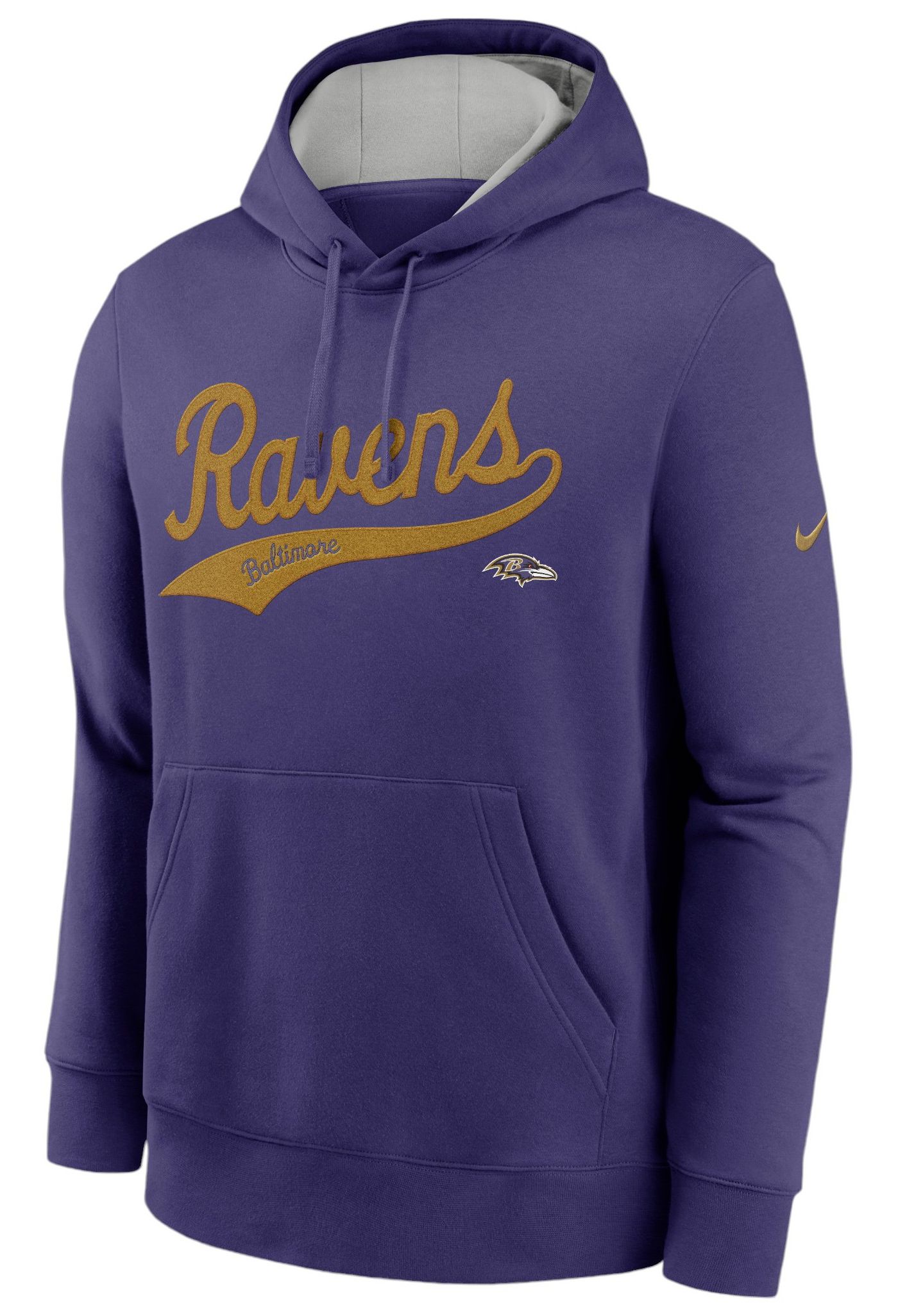 Nike Men s Baltimore Ravens Rewind New Orchid Pullover Hoodie Dick s Sporting Goods