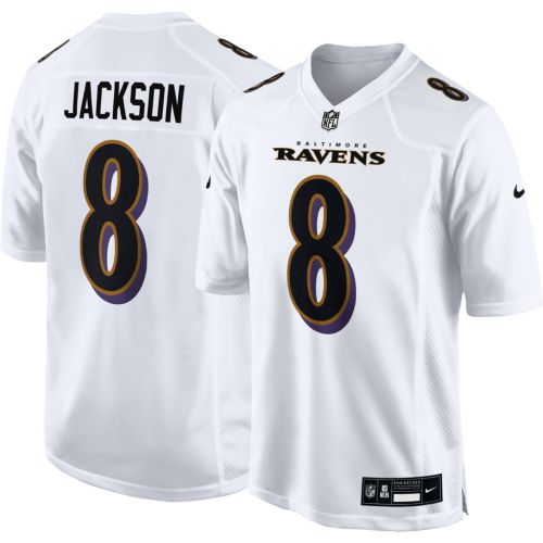 Nike Men's Baltimore Ravens Zay Flowers #4 Fashion White Game