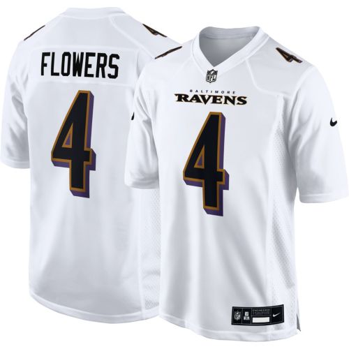 Nike Men's Baltimore Ravens Lamar Jackson #8 Fashion White Game
