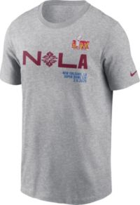 Nike Men's NFL Super Bowl LIX Nola Dark Grey Heather T-Shirt