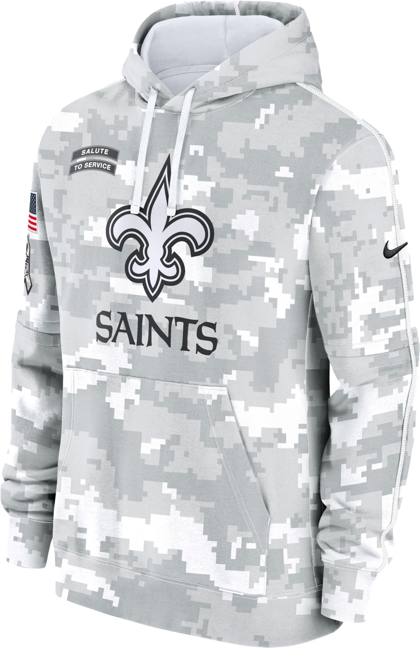 Nike saints salute to service hoodie hotsell