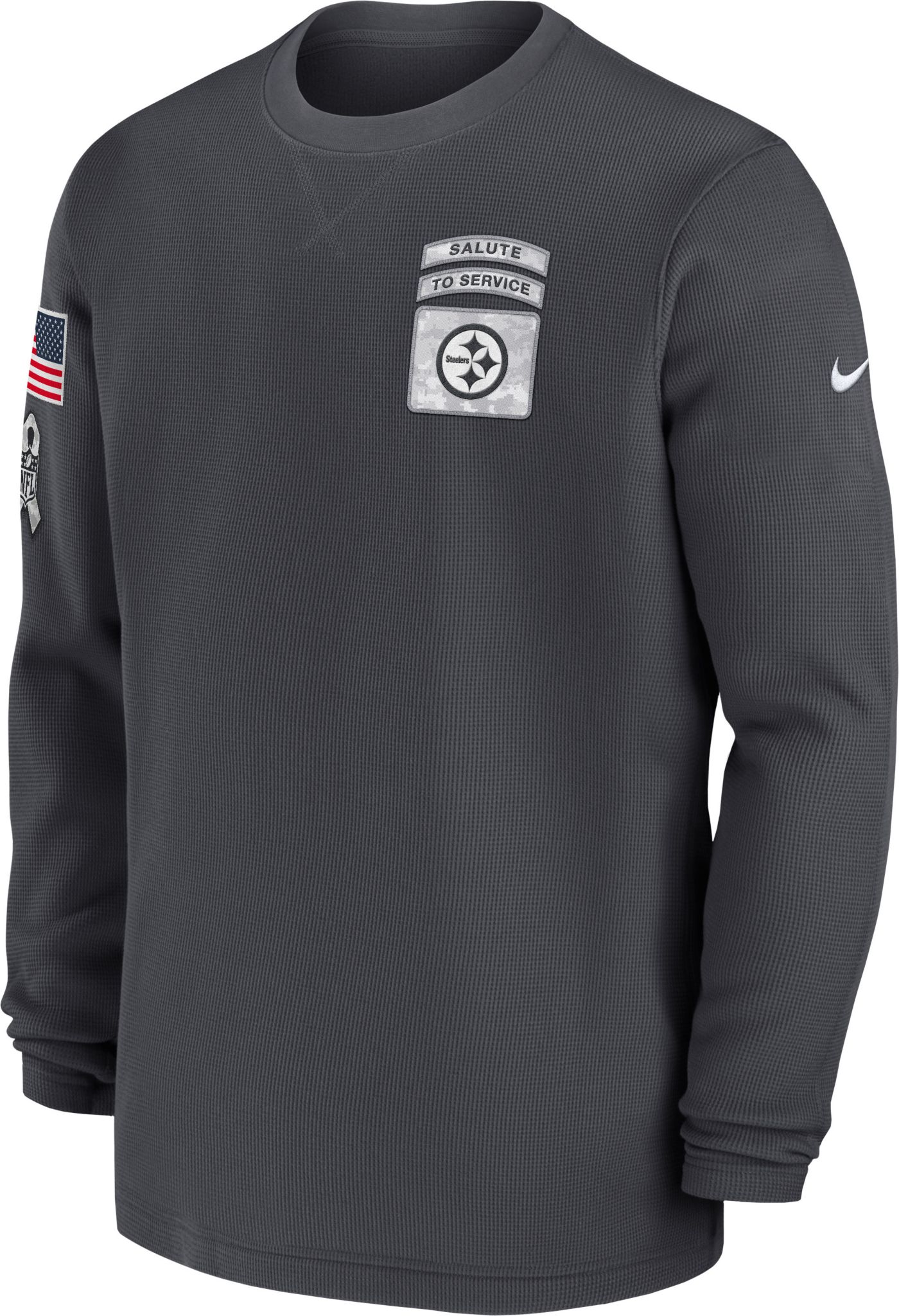 Nike steelers crew sweatshirt hotsell