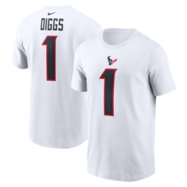 sorry, Nike Men's Houston Texans Stefon Diggs #1 White T-Shirt is currently out of stock