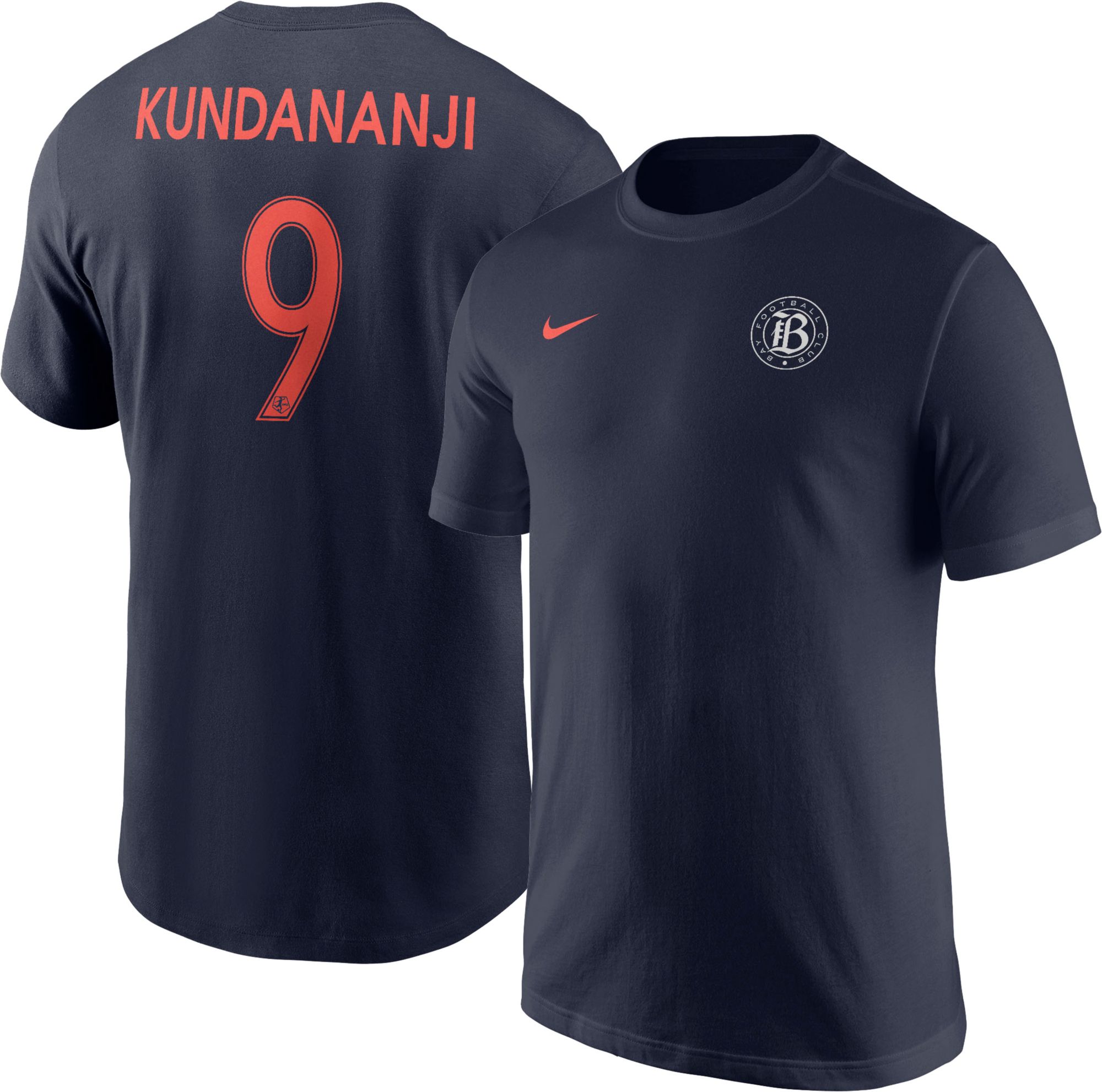Nike Adult Bay FC Racheal Kundananji #9 Navy T-Shirt product image