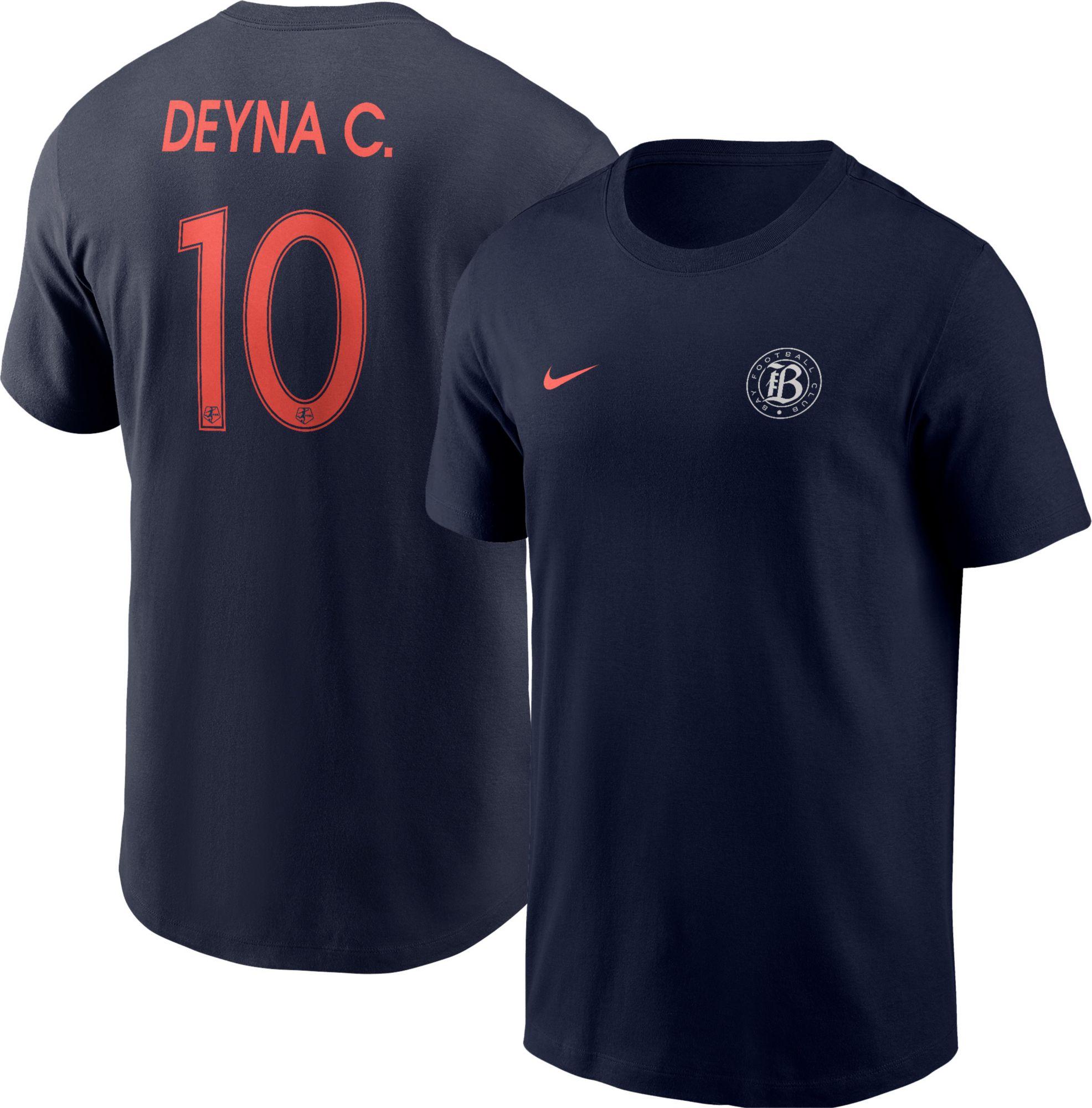 Nike Adult Bay FC Deyna Castellanos #10 2024 2024 Navy T-Shirt product image