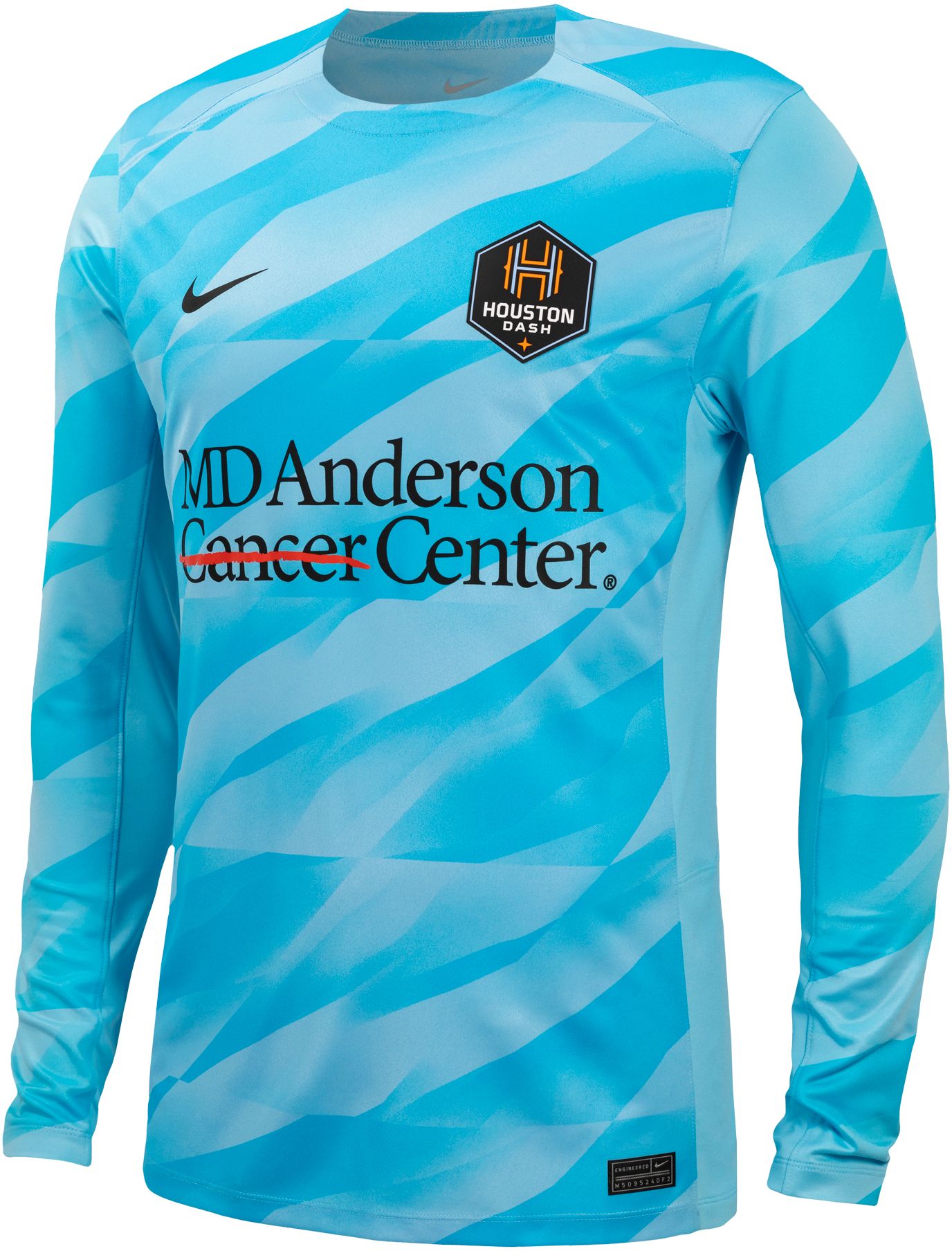Nike Adult Houston Dash 2024 Blue Goalkeeper Jersey product image