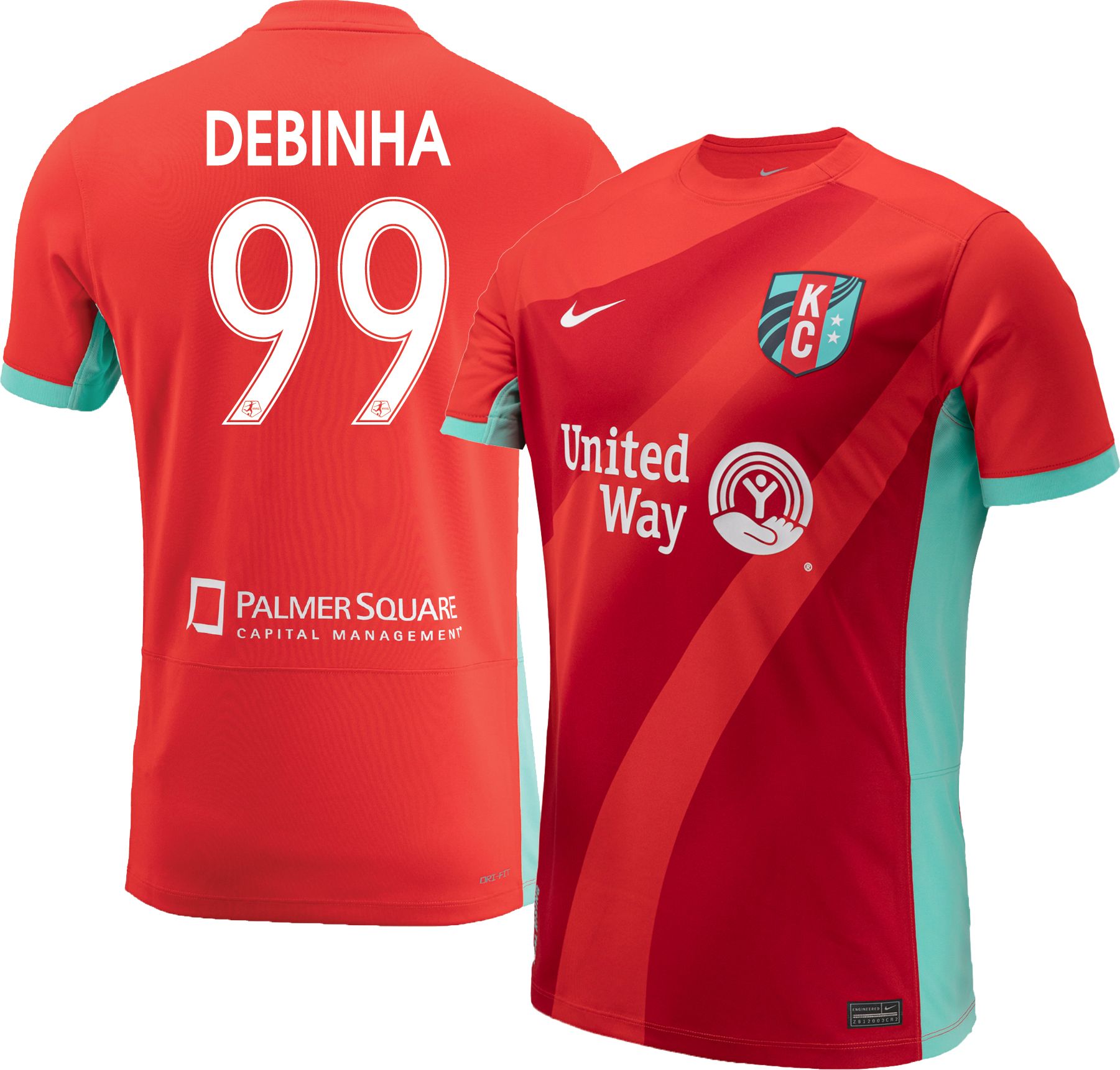 Nike Adult Kansas City Current Debinha #99 2024 Home Replica Jersey product image