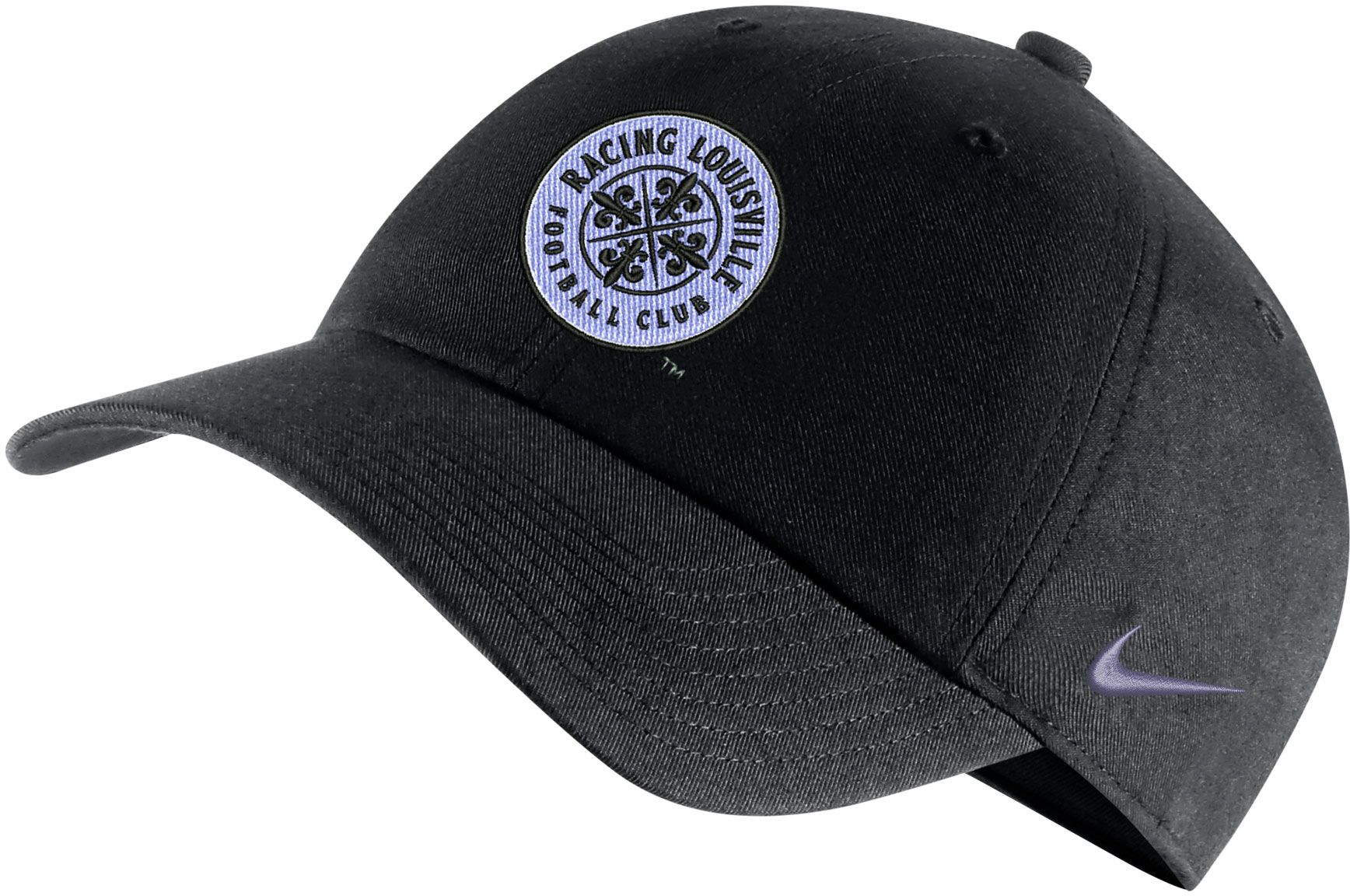 Nike Adult Racing Louisville FC 2024 Logo Campus Black Hat product image