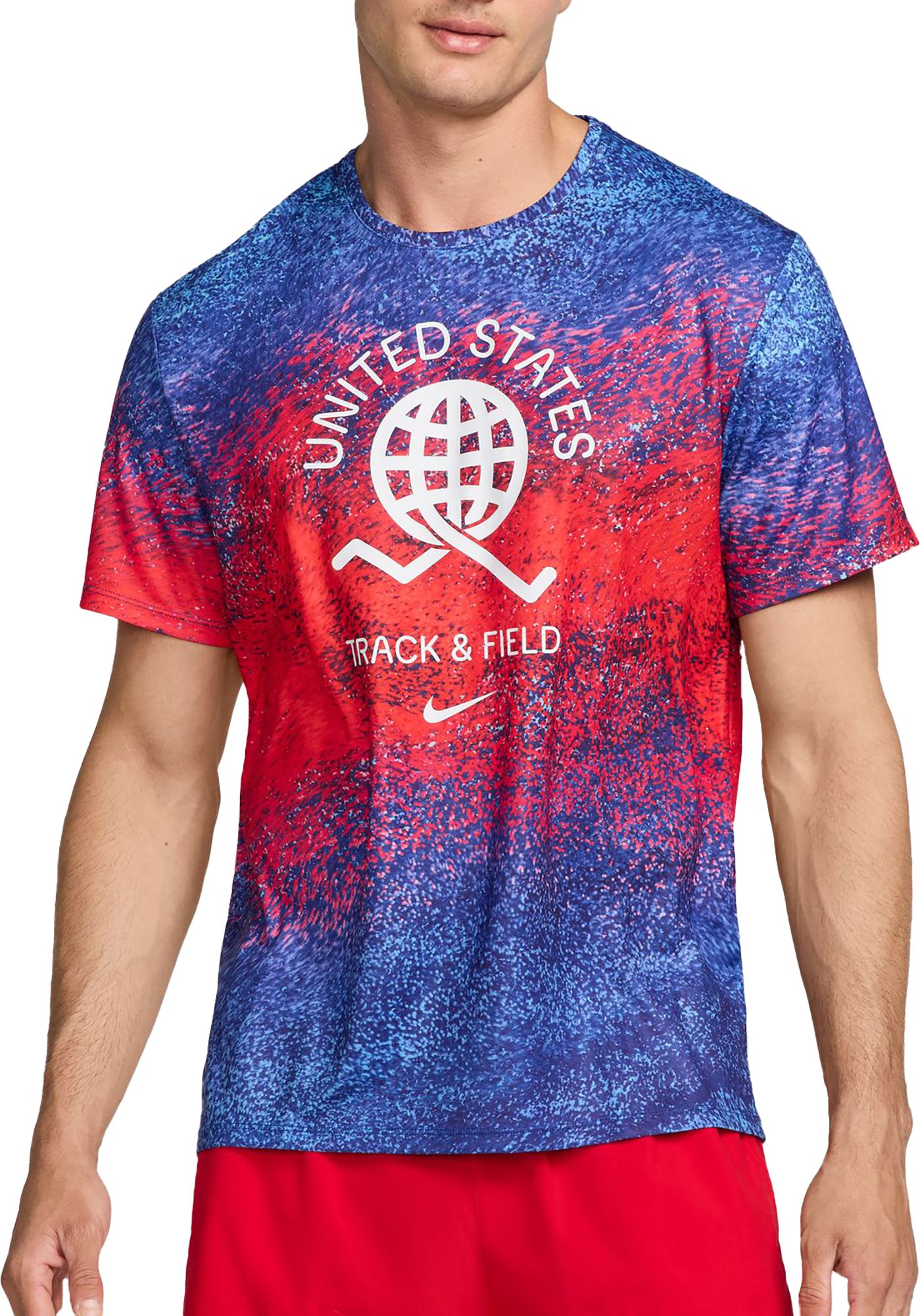 Nike Men's Dri-FIT USA Miler Printed Running T-Shirt product image